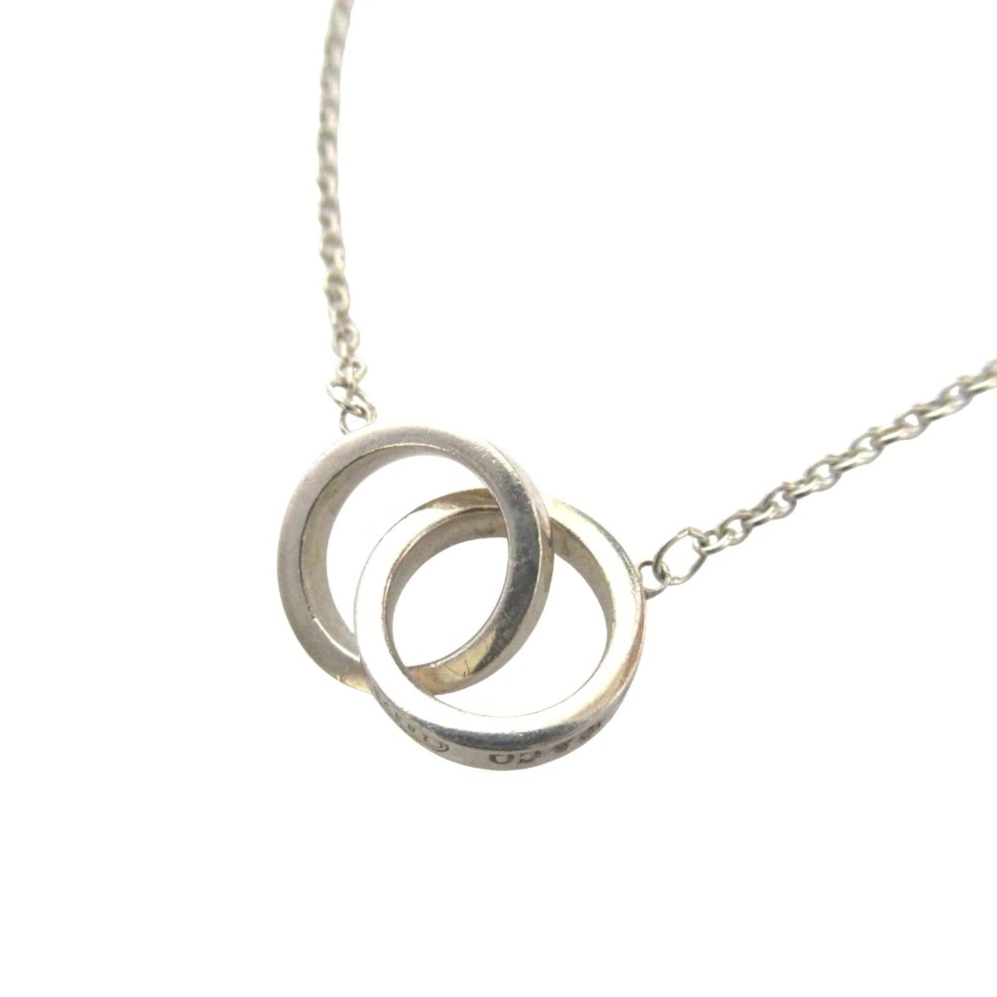 Interlocking Circle Bracelet Sterling Silver - Image 2