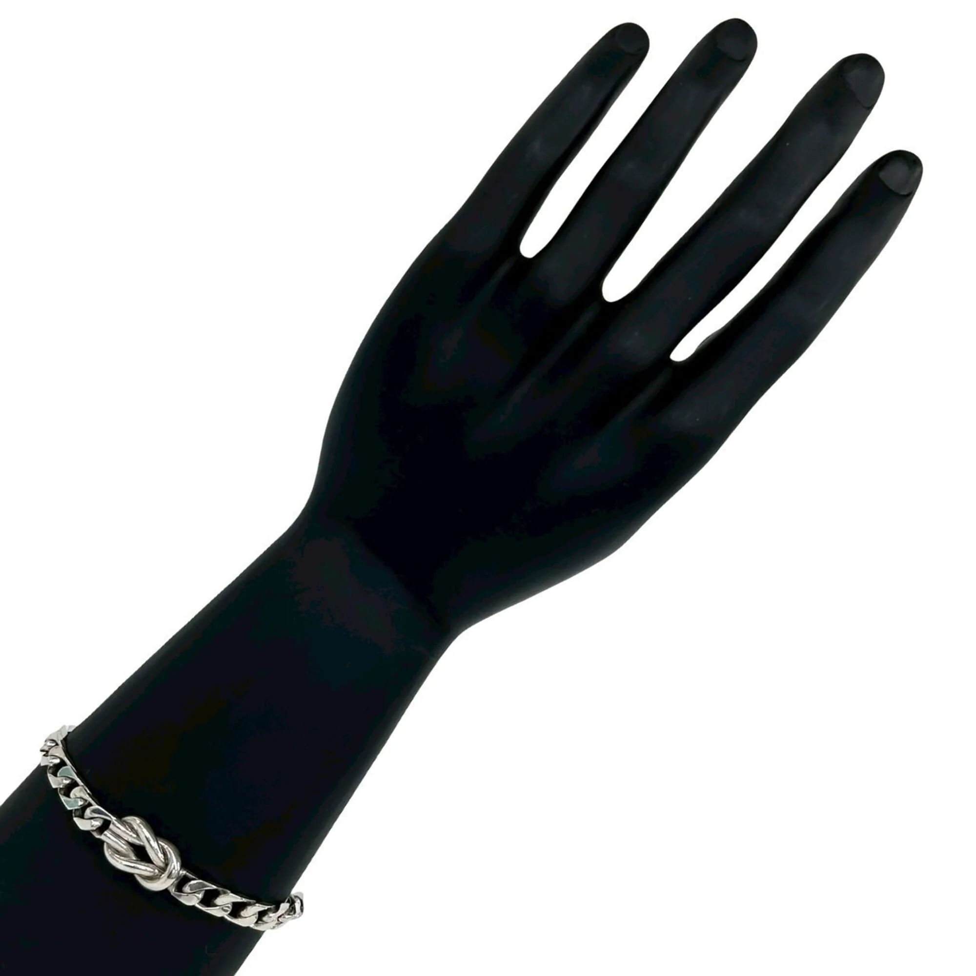 Knot Chain Bracelet Sterling Silver - Image 2