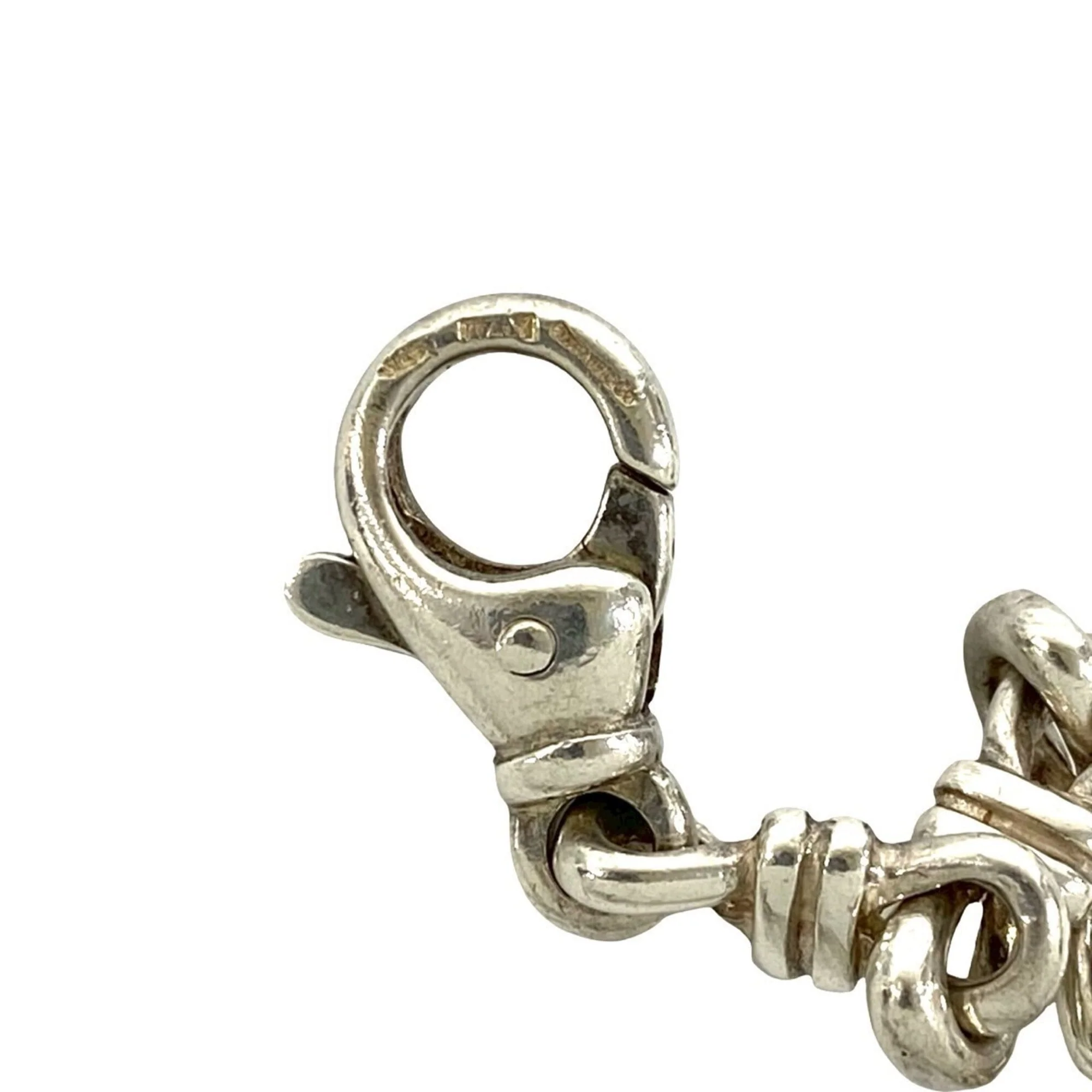 Knot Link ID Bracelet Sterling Silver - Image 3