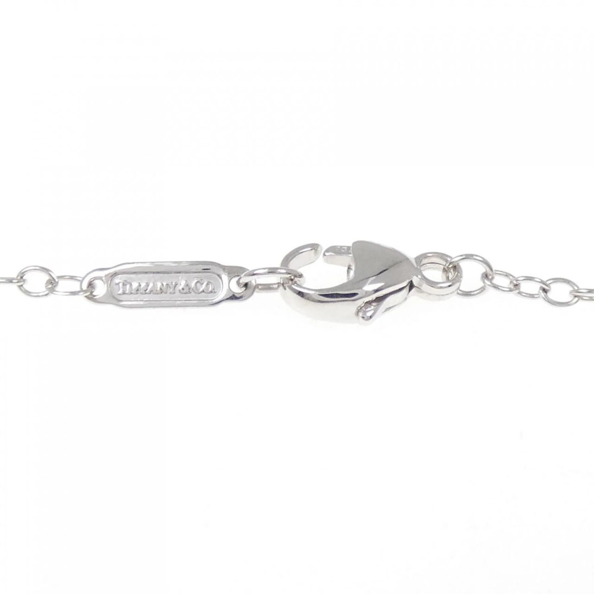 Link Bracelet 18K White Gold With Diamond - Image 4