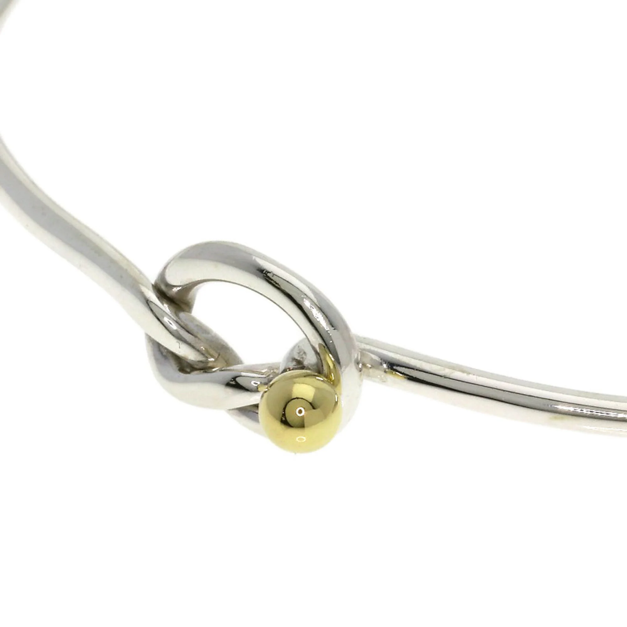 Love Knot Bracelet Sterling Silver and 18K Yellow Gold - Image 3