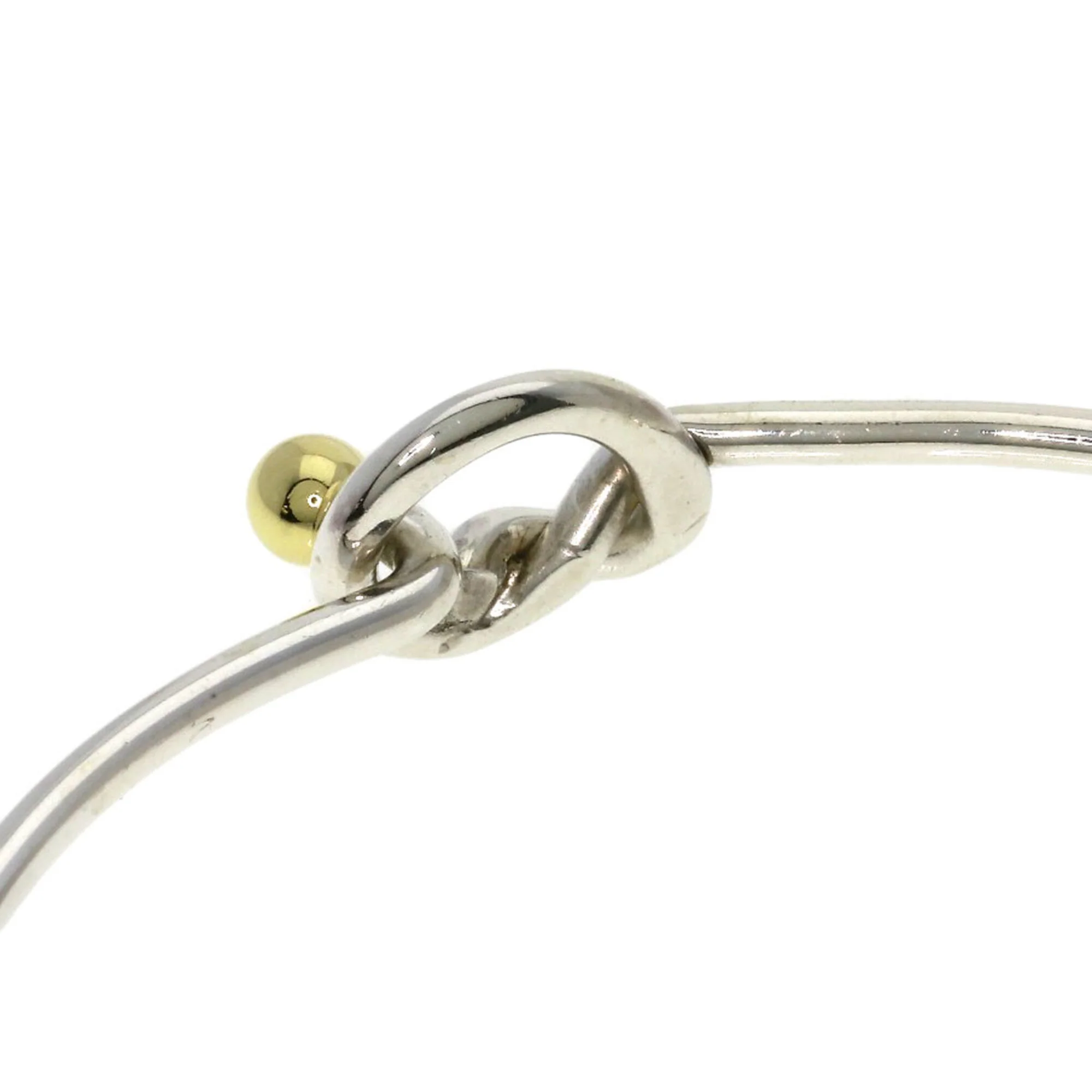Love Knot Bracelet Sterling Silver and 18K Yellow Gold - Image 4