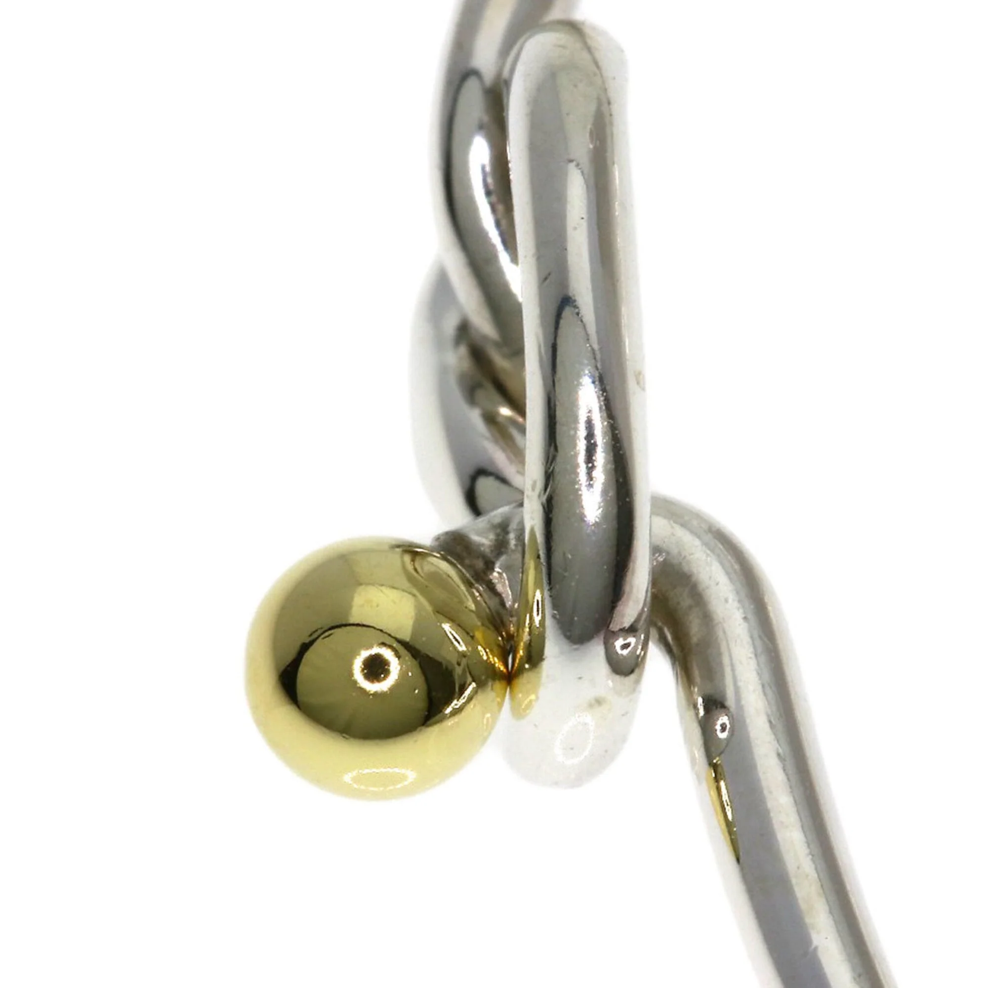 Love Knot Bracelet Sterling Silver and 18K Yellow Gold - Image 7