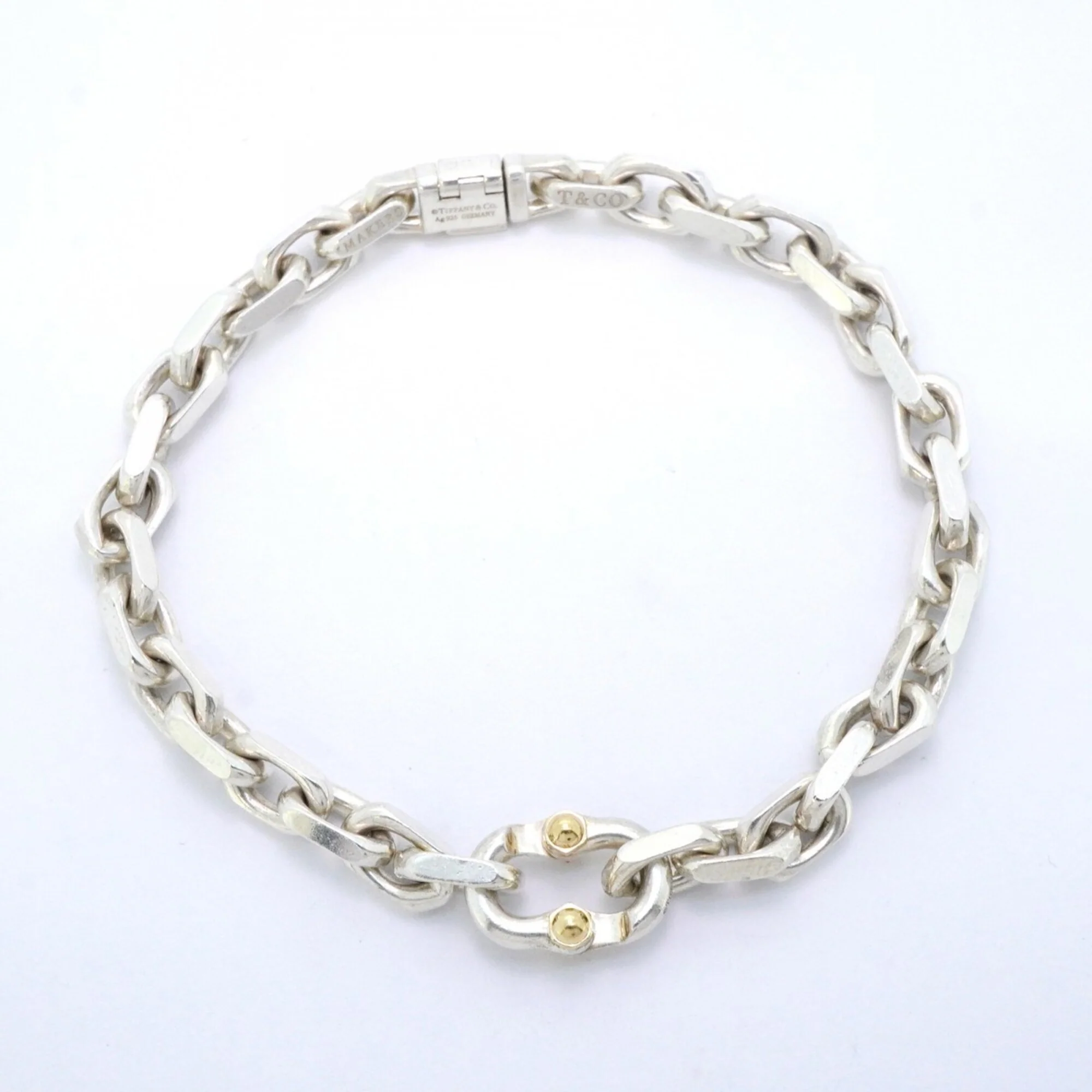 Makers Bracelet Sterling Silver and 18K Yellow Gold - Image 3