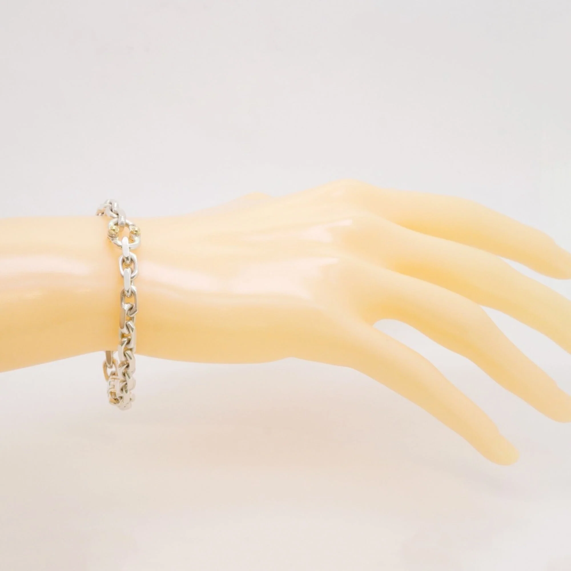 Makers Bracelet Sterling Silver and 18K Yellow Gold - Image 8