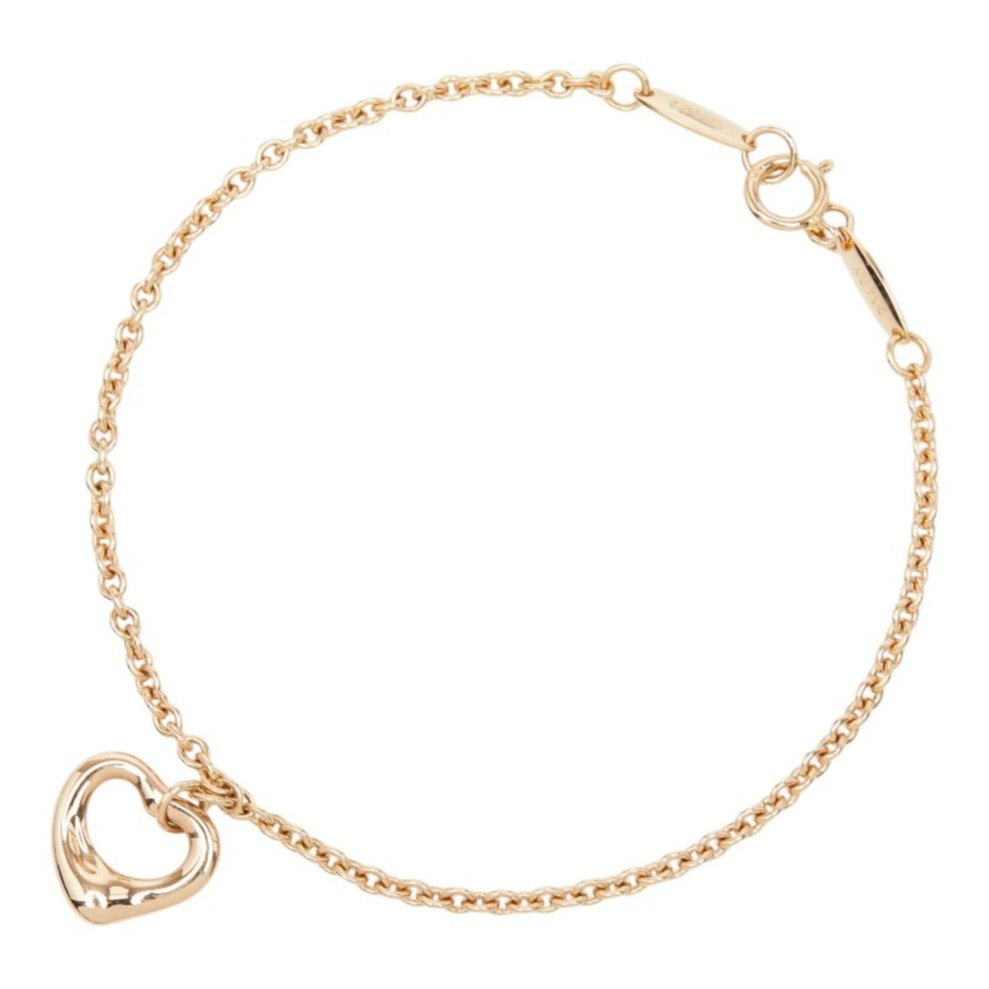 Open Heart Bracelet 18K Rose Gold - Image 2