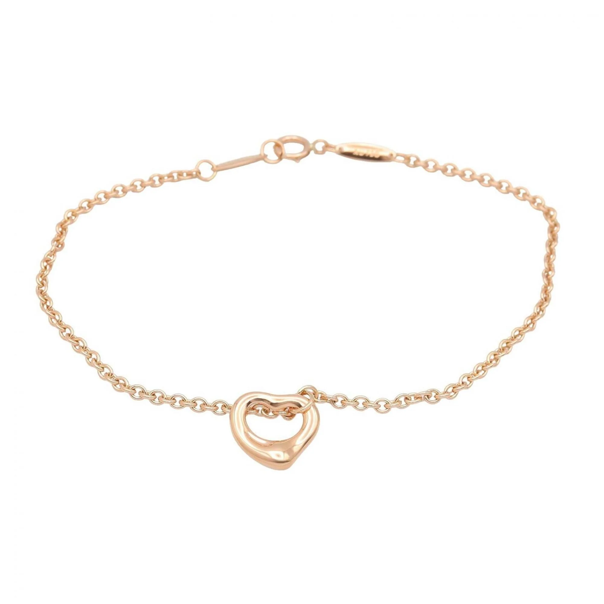 Open Heart Bracelet 18K Rose Gold