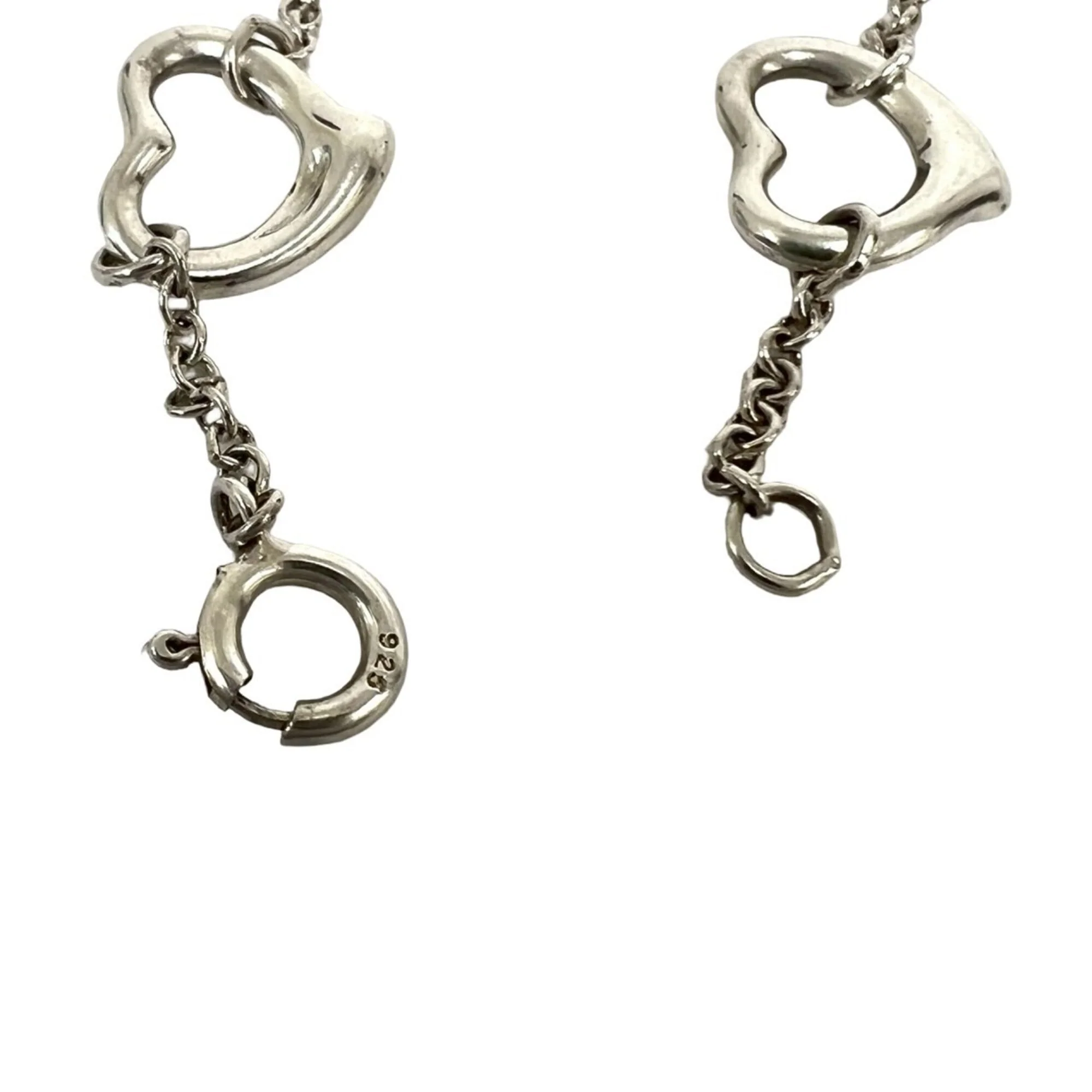 Open Heart Bracelet Sterling Silver - Image 4