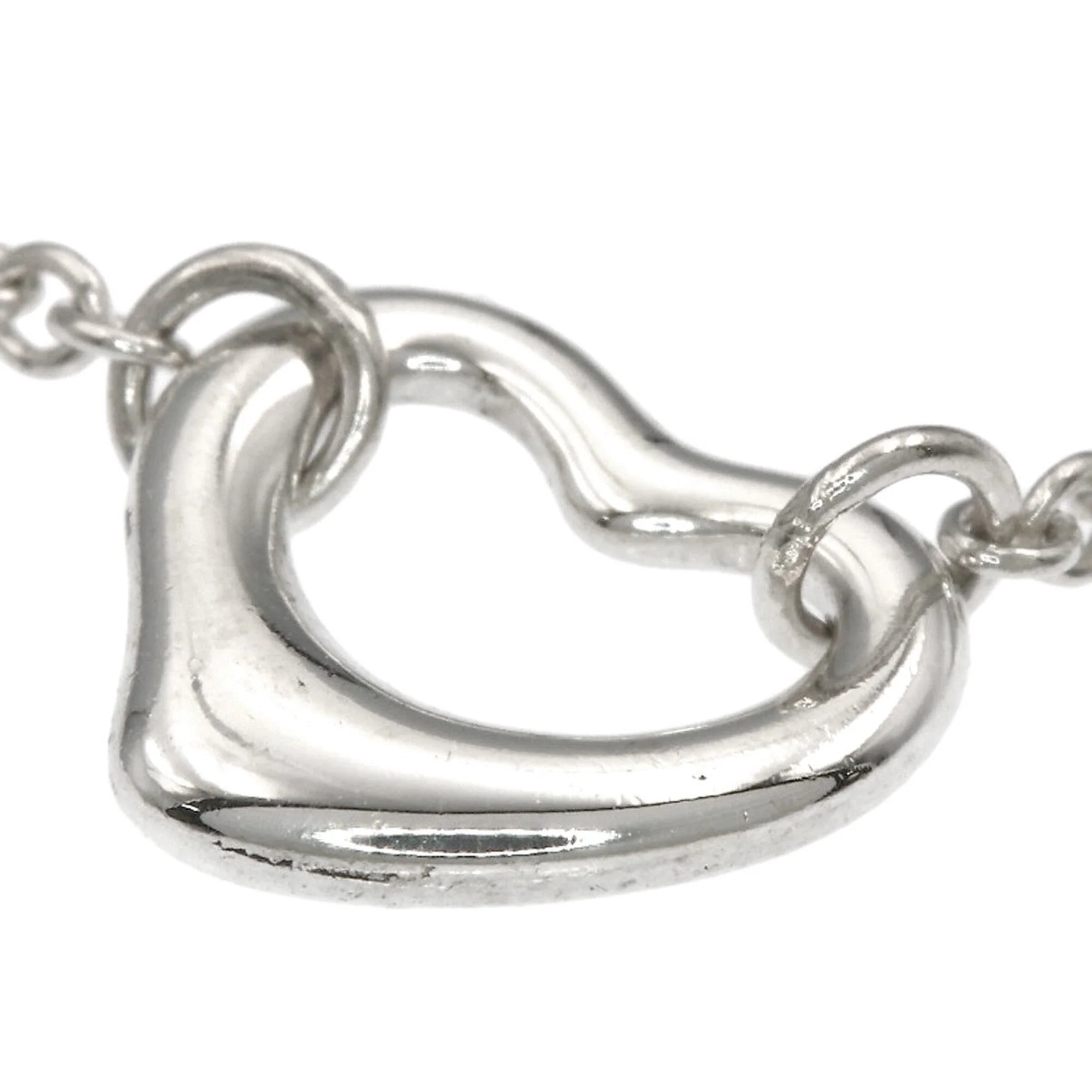 Open Heart Bracelet Sterling Silver - Image 8