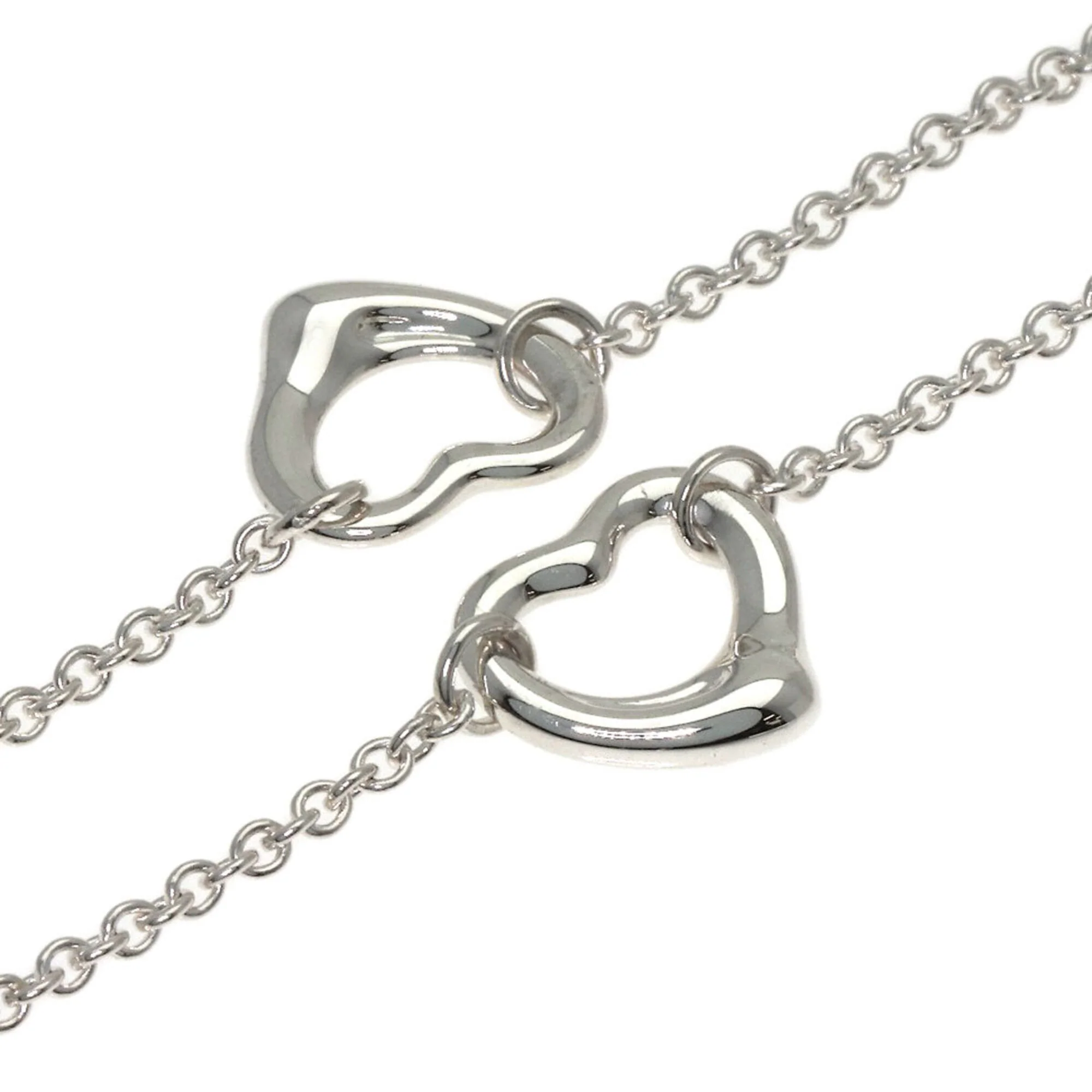 Open Heart Bracelet Sterling Silver - Image 4