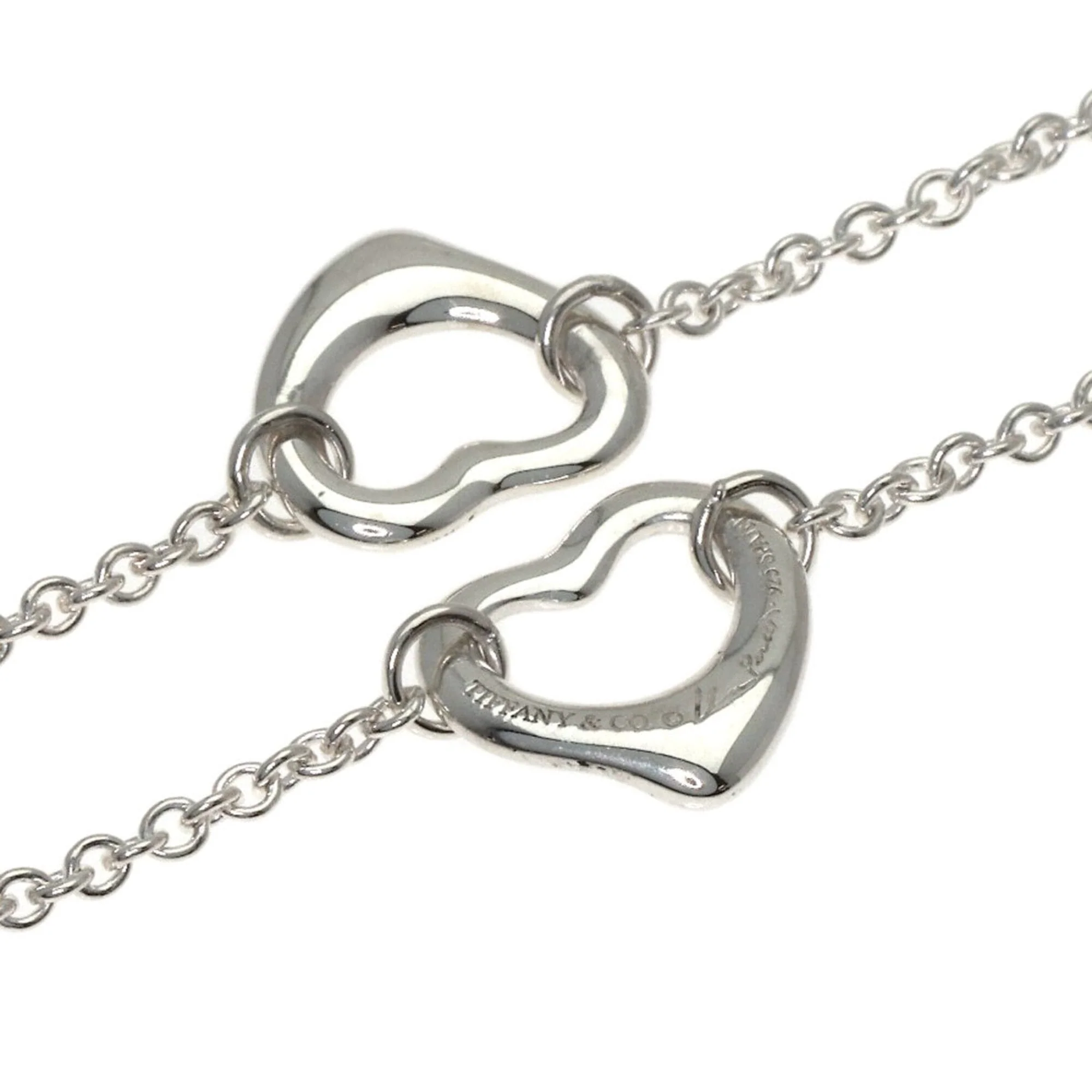 Open Heart Bracelet Sterling Silver - Image 5