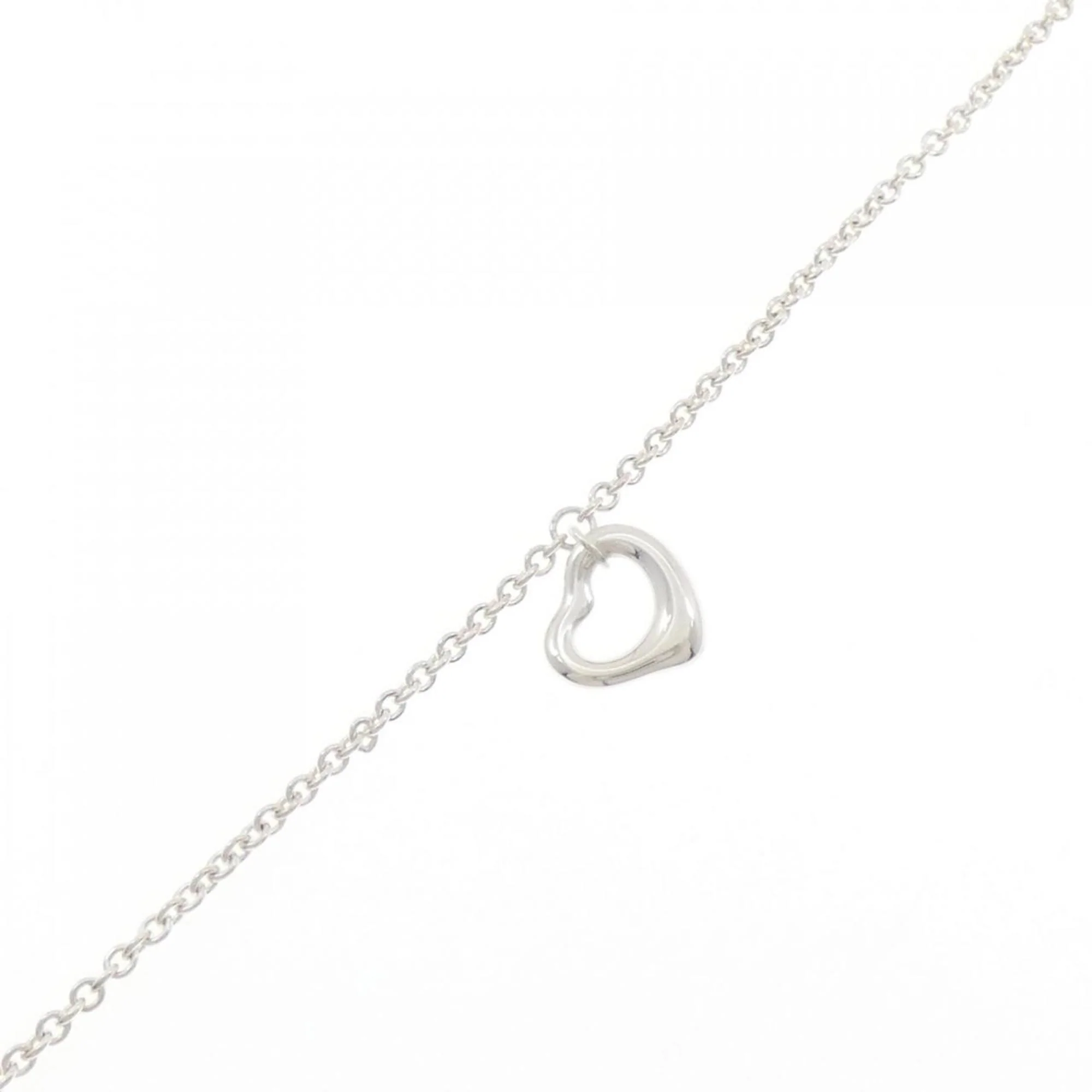Open Heart Bracelet Sterling Silver - Image 2