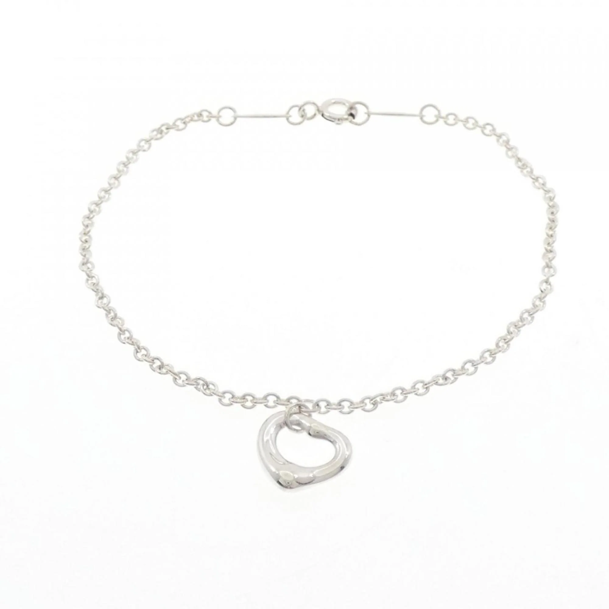 Open Heart Bracelet Sterling Silver - Image 3