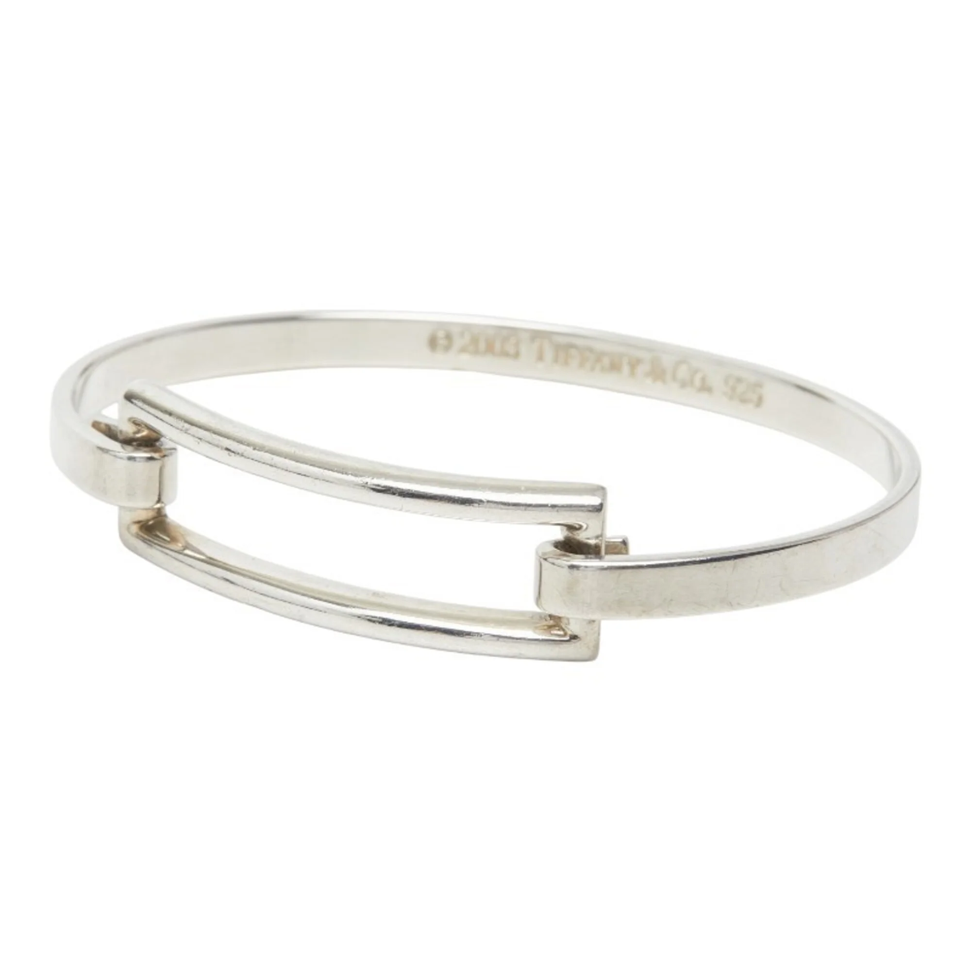 Open Rectangle Square Bracelet Sterling Silver