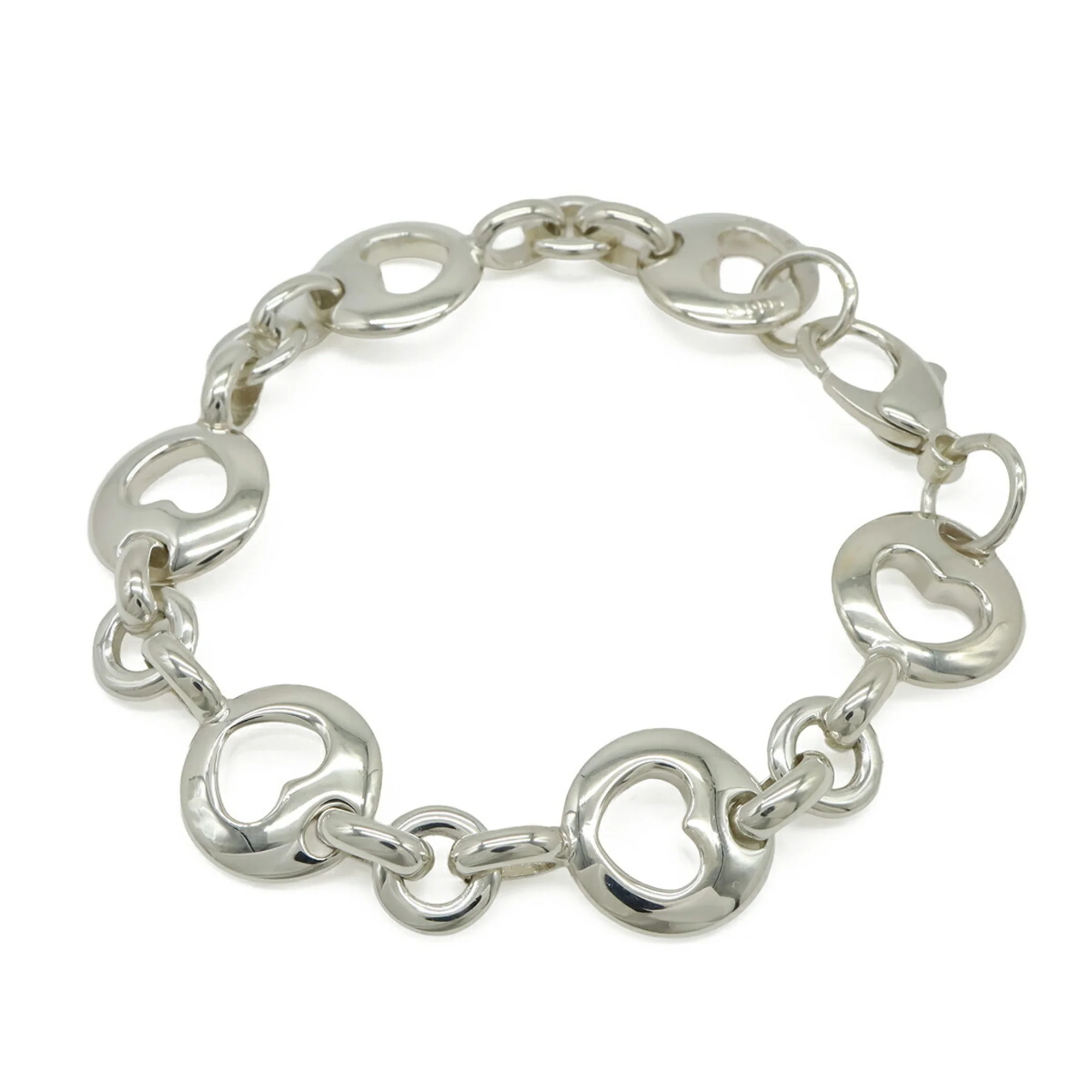 Pierced Heart Bracelet Sterling Silver - Image 2