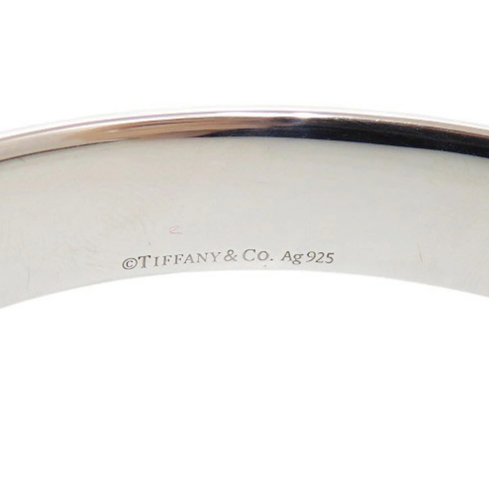 Return To Collection Narrow Cuff Bracelet Sterling Silver with Diamond - Image 5