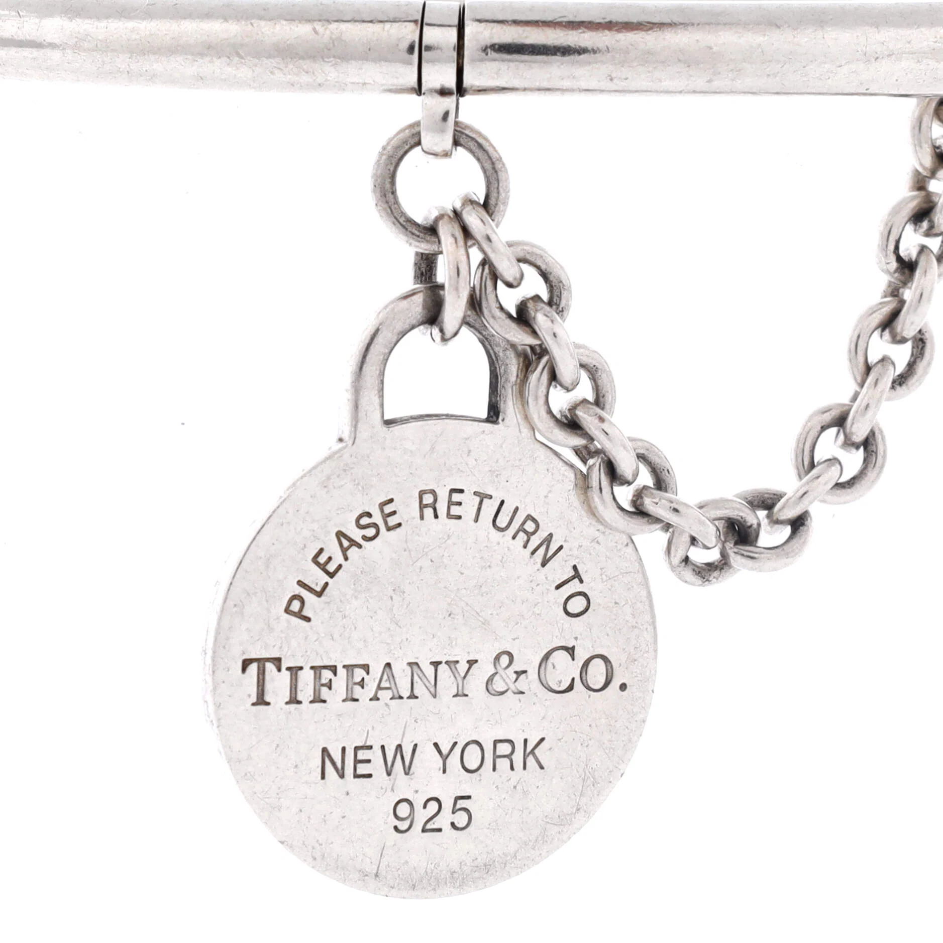 Return to Tiffany Chain Bangle Bracelet Sterling Silver - Image 3