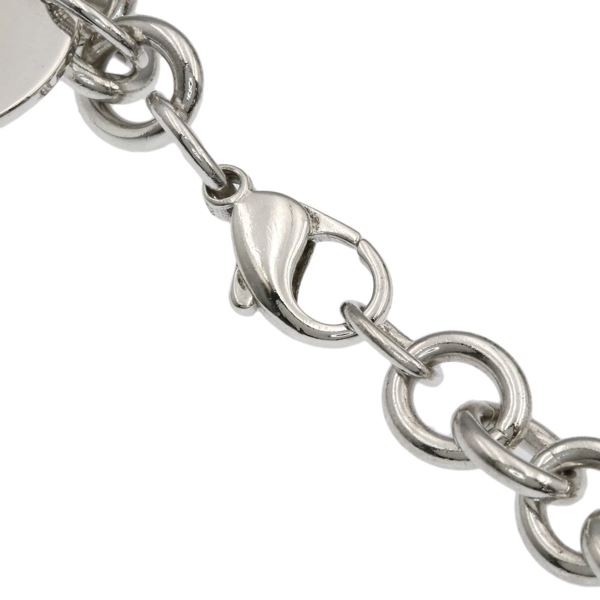 Round Tag Bracelet Sterling Silver - Image 4