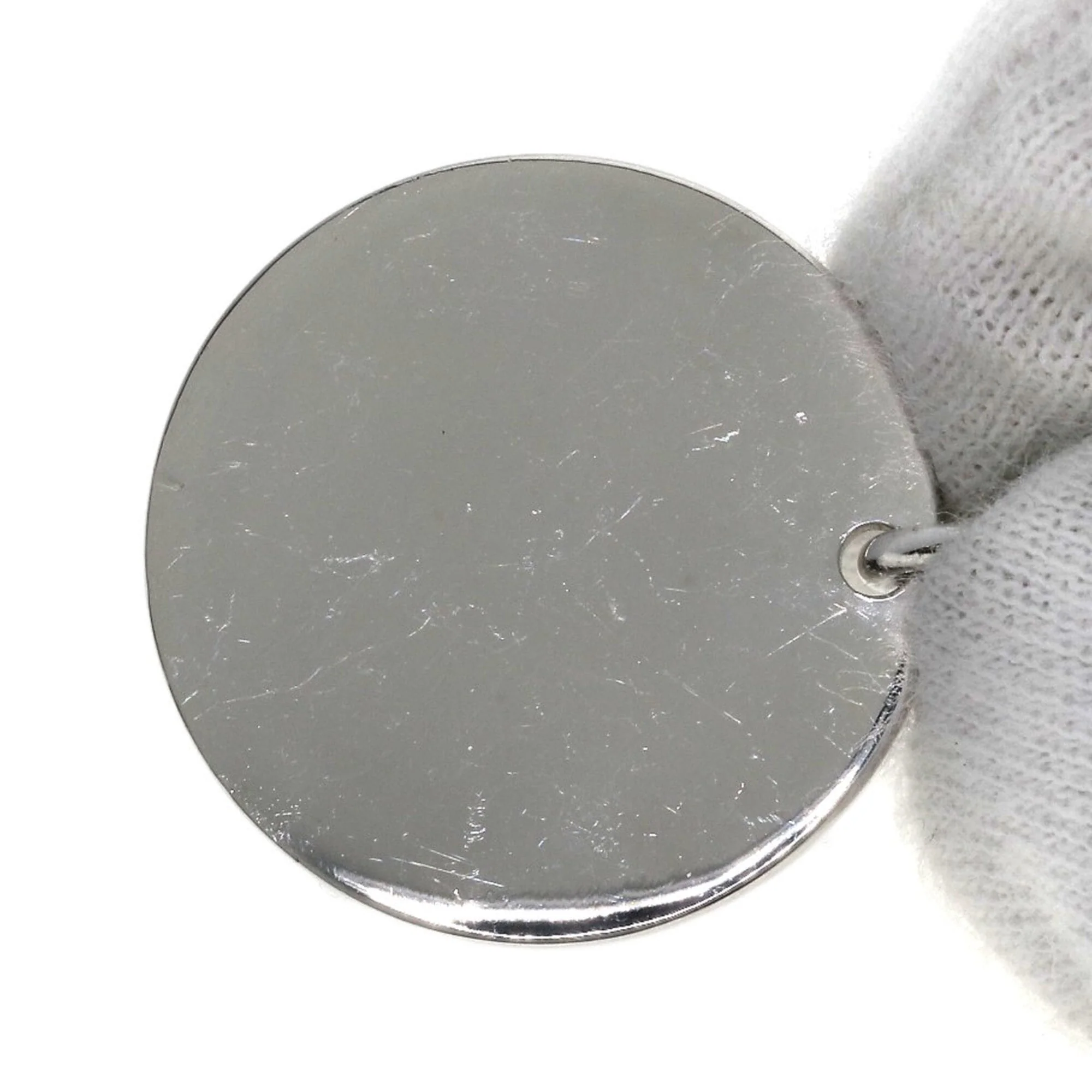 Round Tag Bracelet Sterling Silver - Image 8