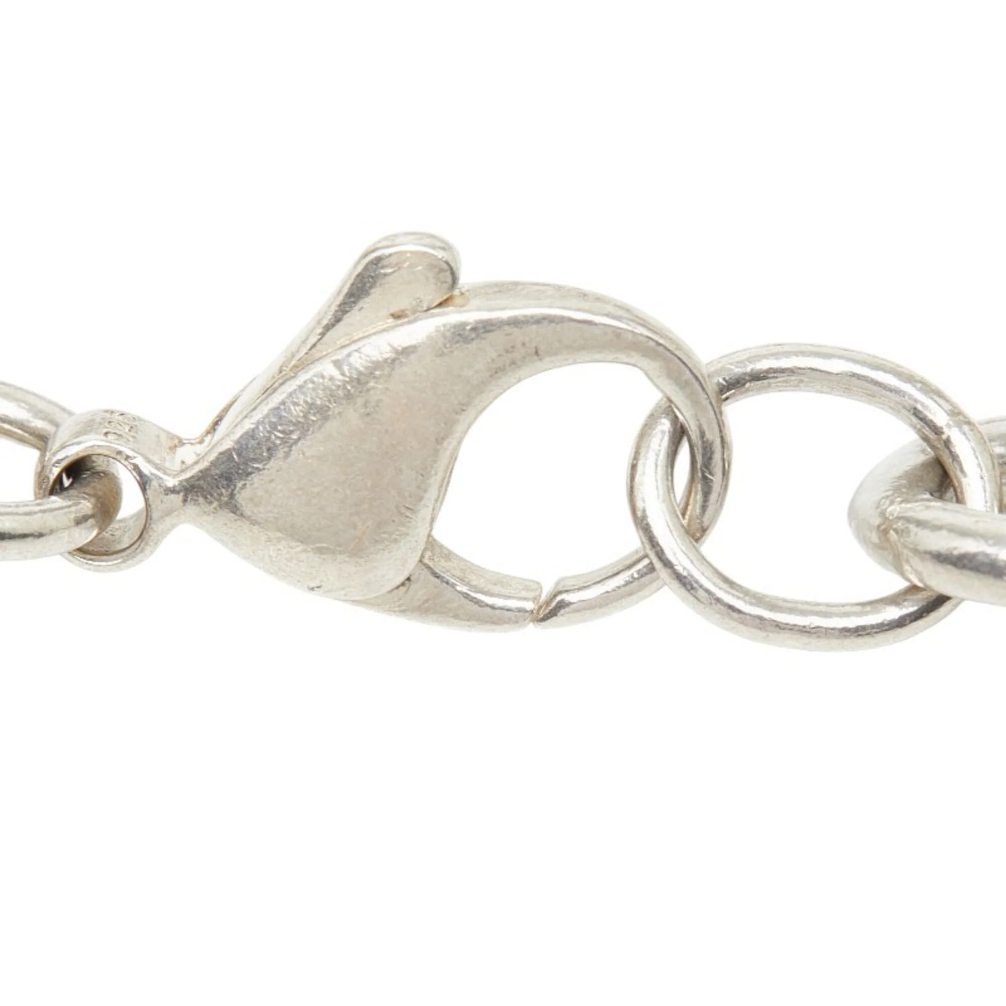 Round Tag Chain Bracelet Sterling Silver - Image 4