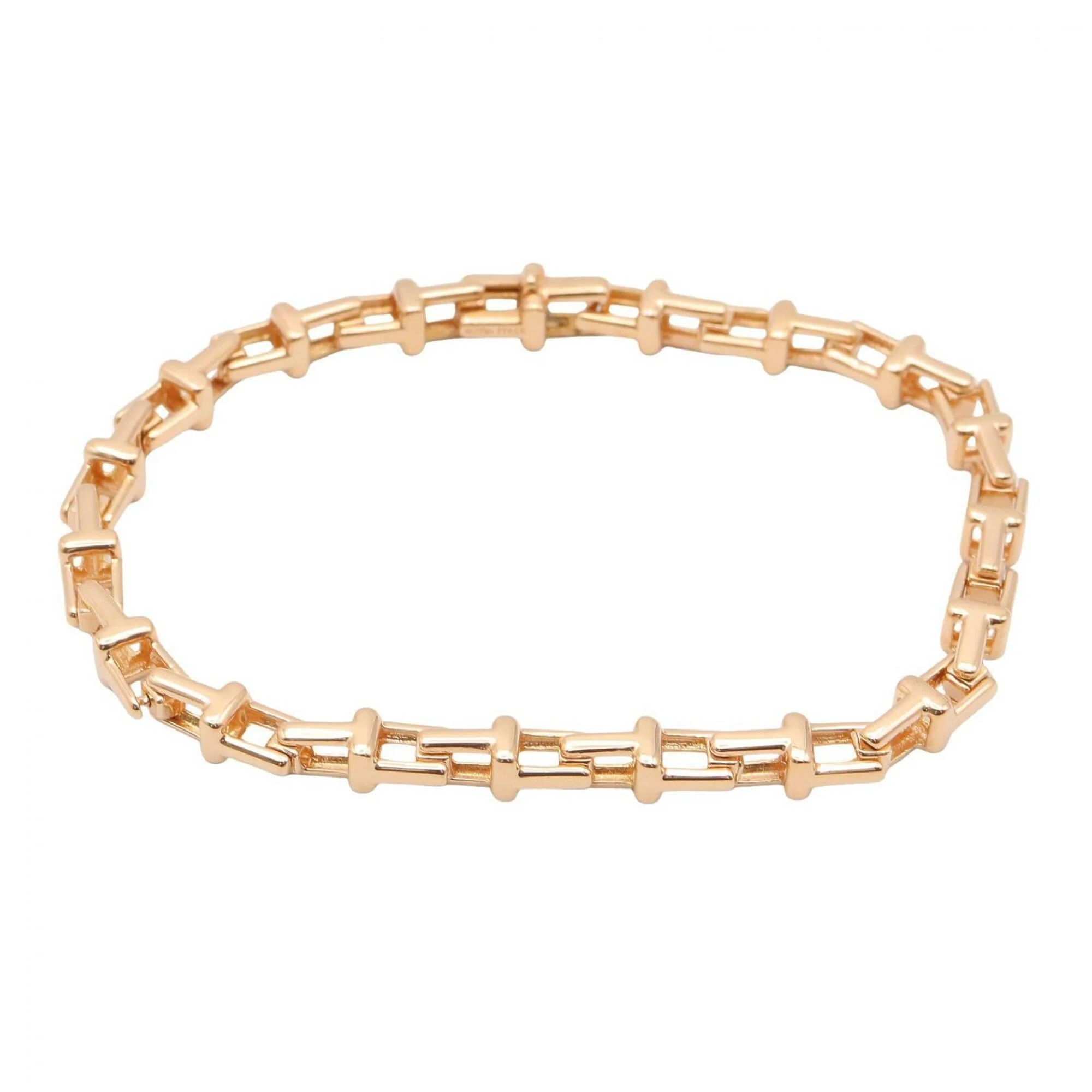 T Narrow Bracelet 18K Rose Gold - Image 2