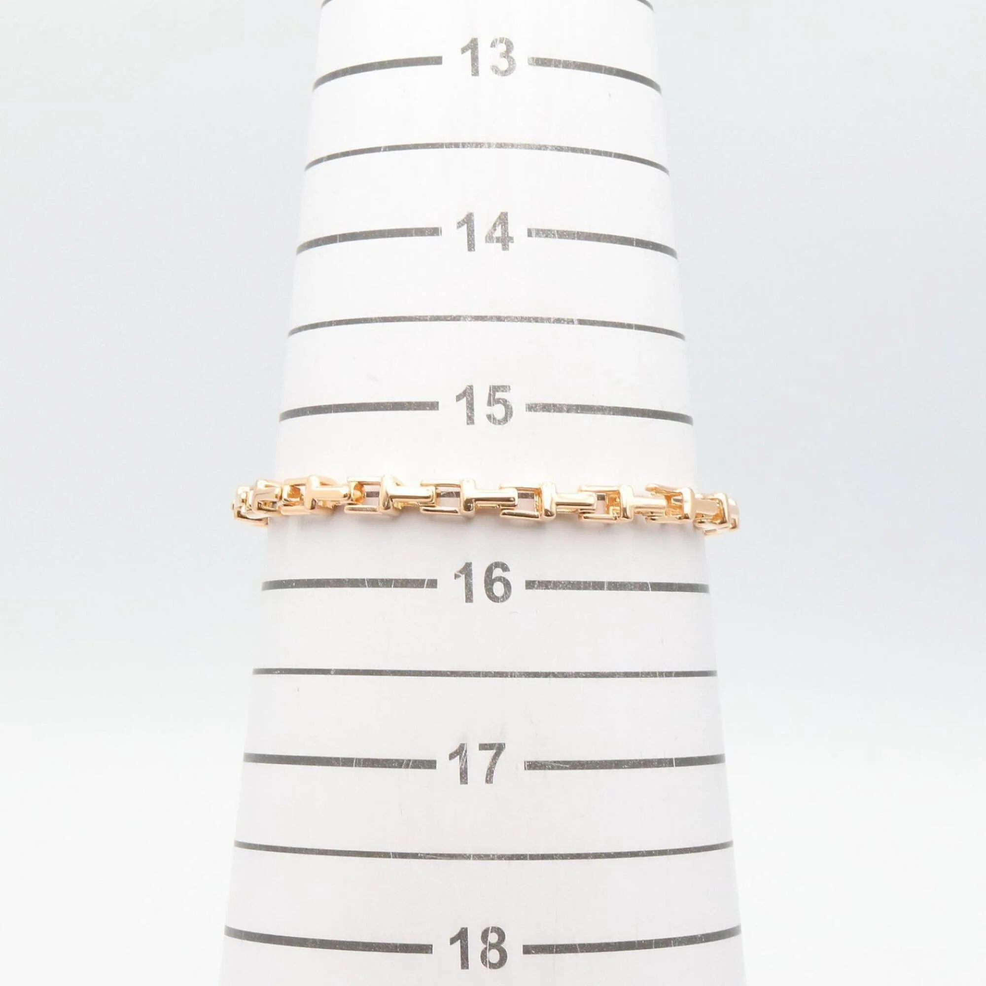 T Narrow Bracelet 18K Rose Gold - Image 6