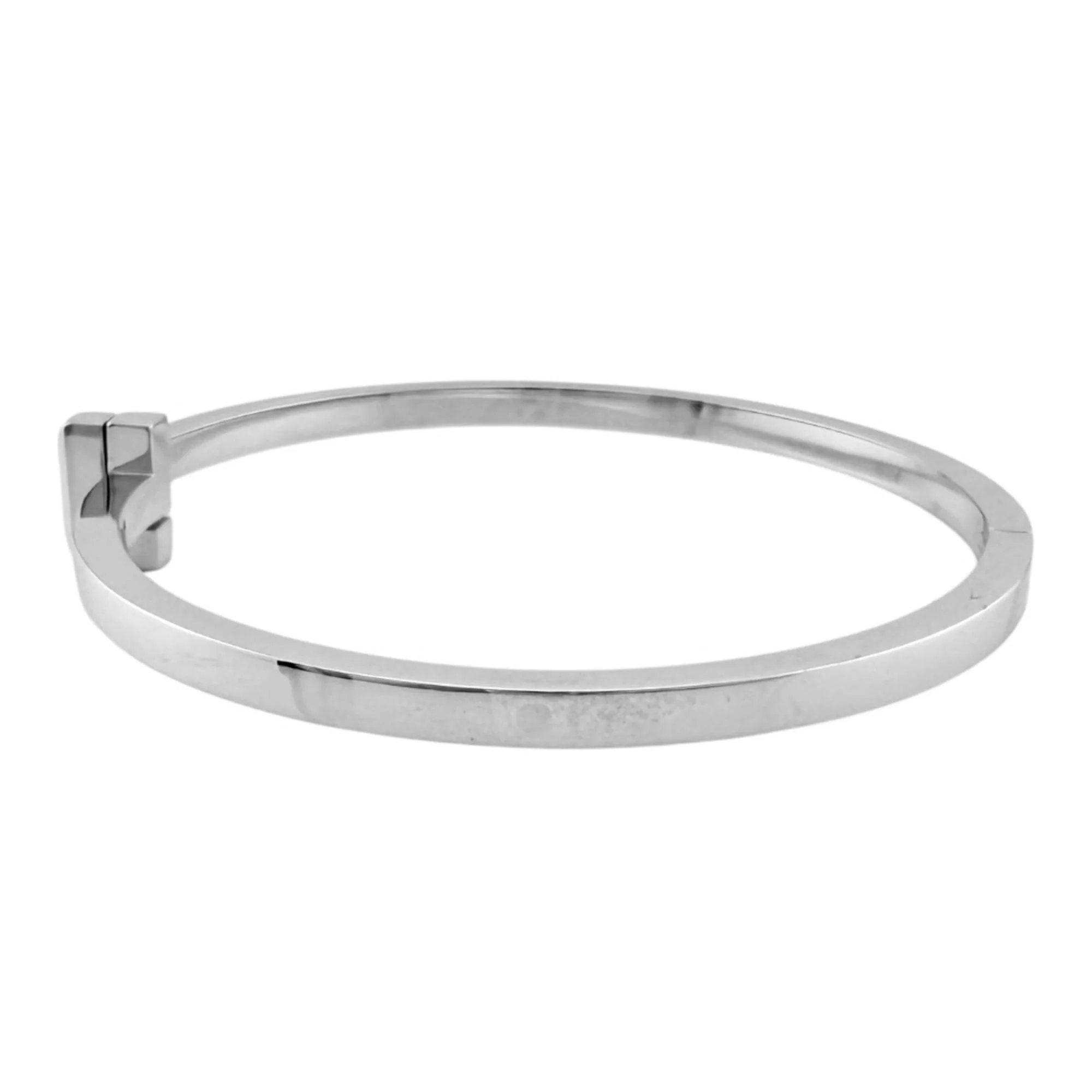 T One Bracelet White Gold Narrow Hinge - Image 3