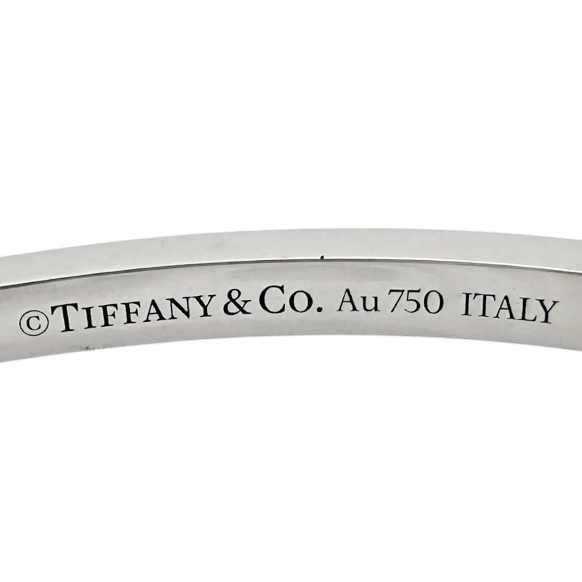 T One Bracelet White Gold Narrow Hinge - Image 7