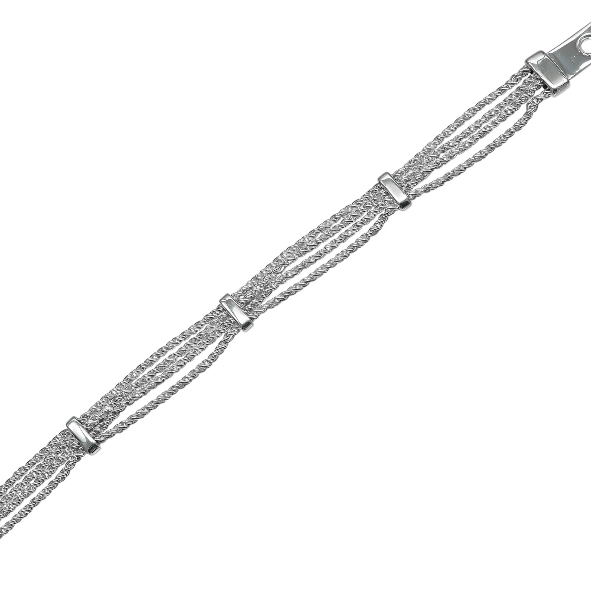 T-Rope Buckle Motif Bracelet Sterling Silver - Image 9
