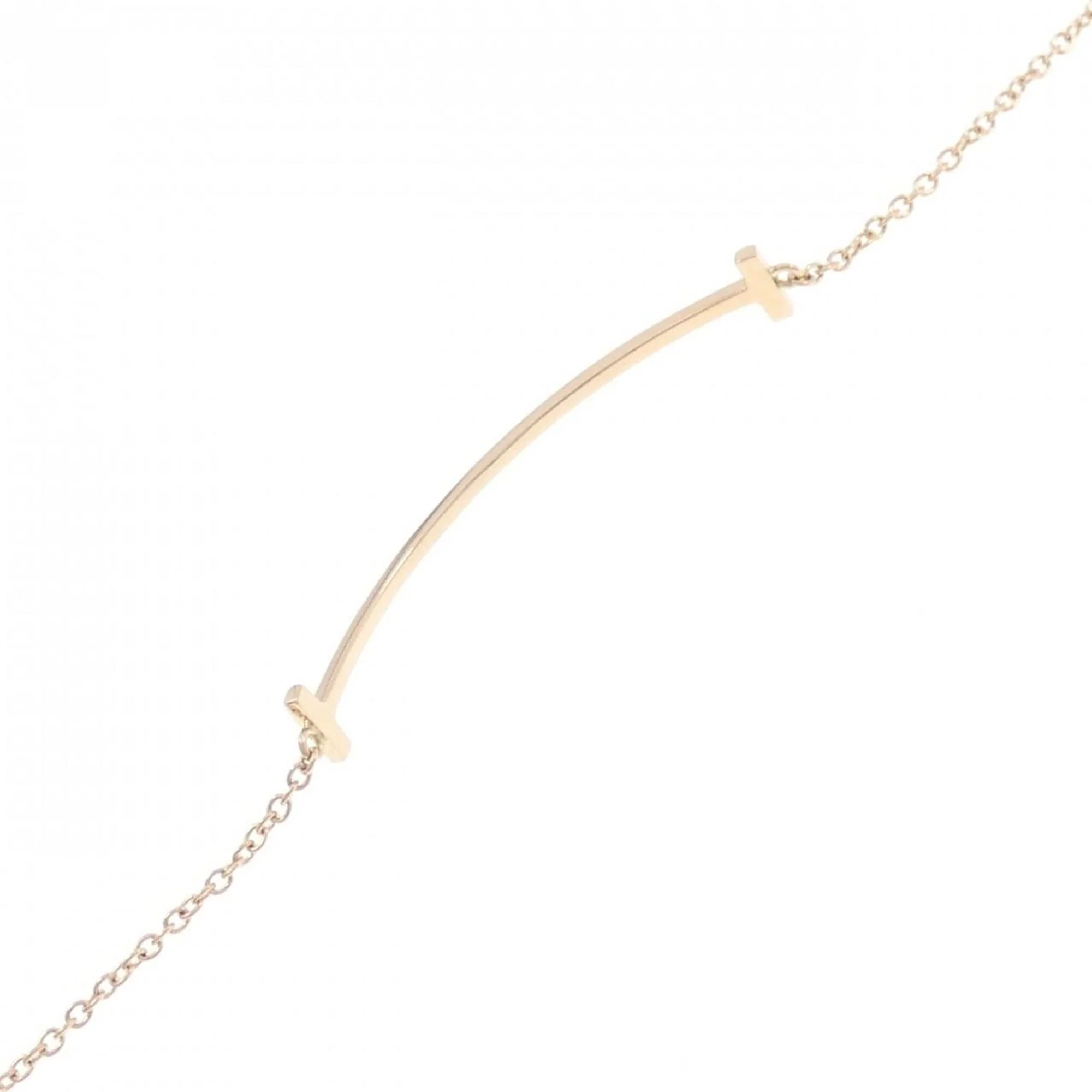 T Smile Pendant Necklace 18K Rose Gold - Image 2