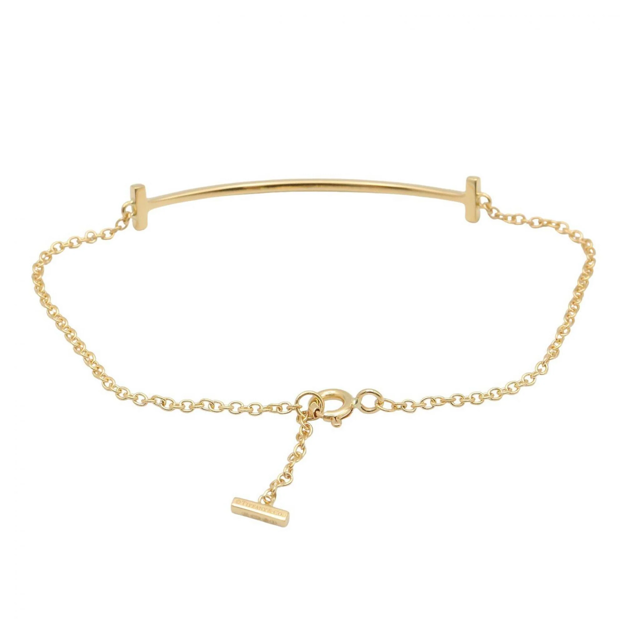 T Smile Pendant Necklace 18K Yellow Gold - Image 2