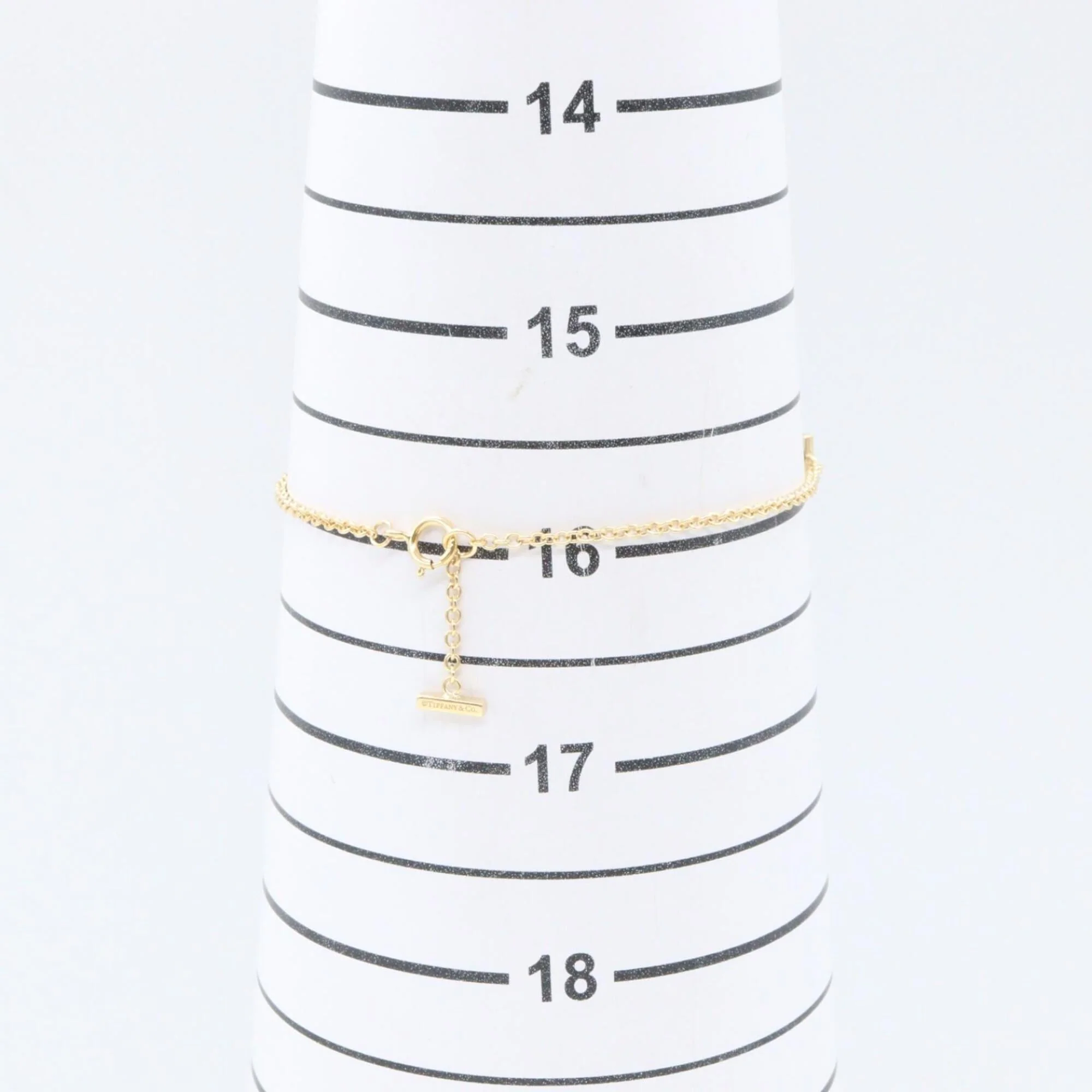 T Smile Pendant Necklace 18K Yellow Gold with Diamonds - Image 6