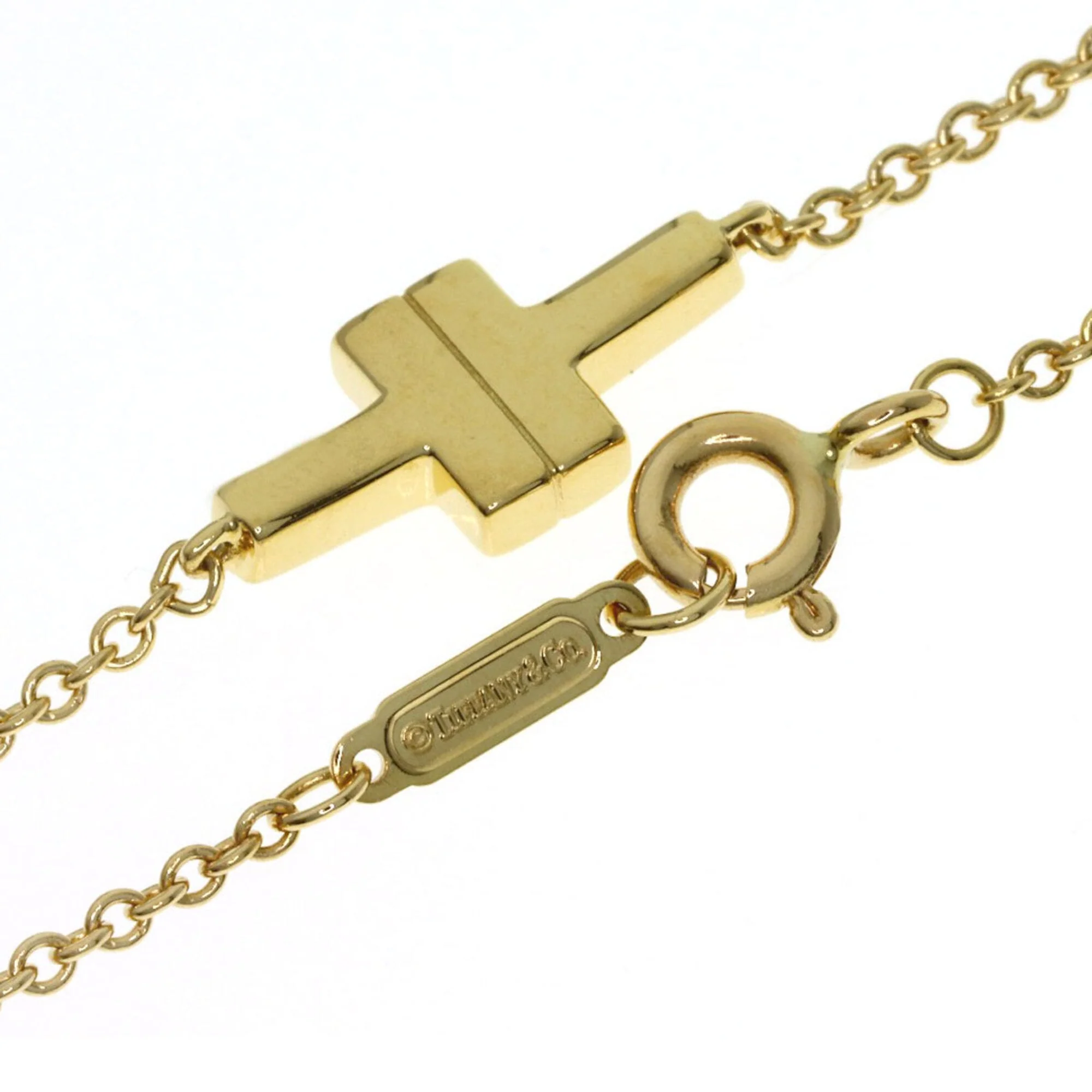 T TOW Double Chain Bracelet 18K Yellow Gold - Image 3