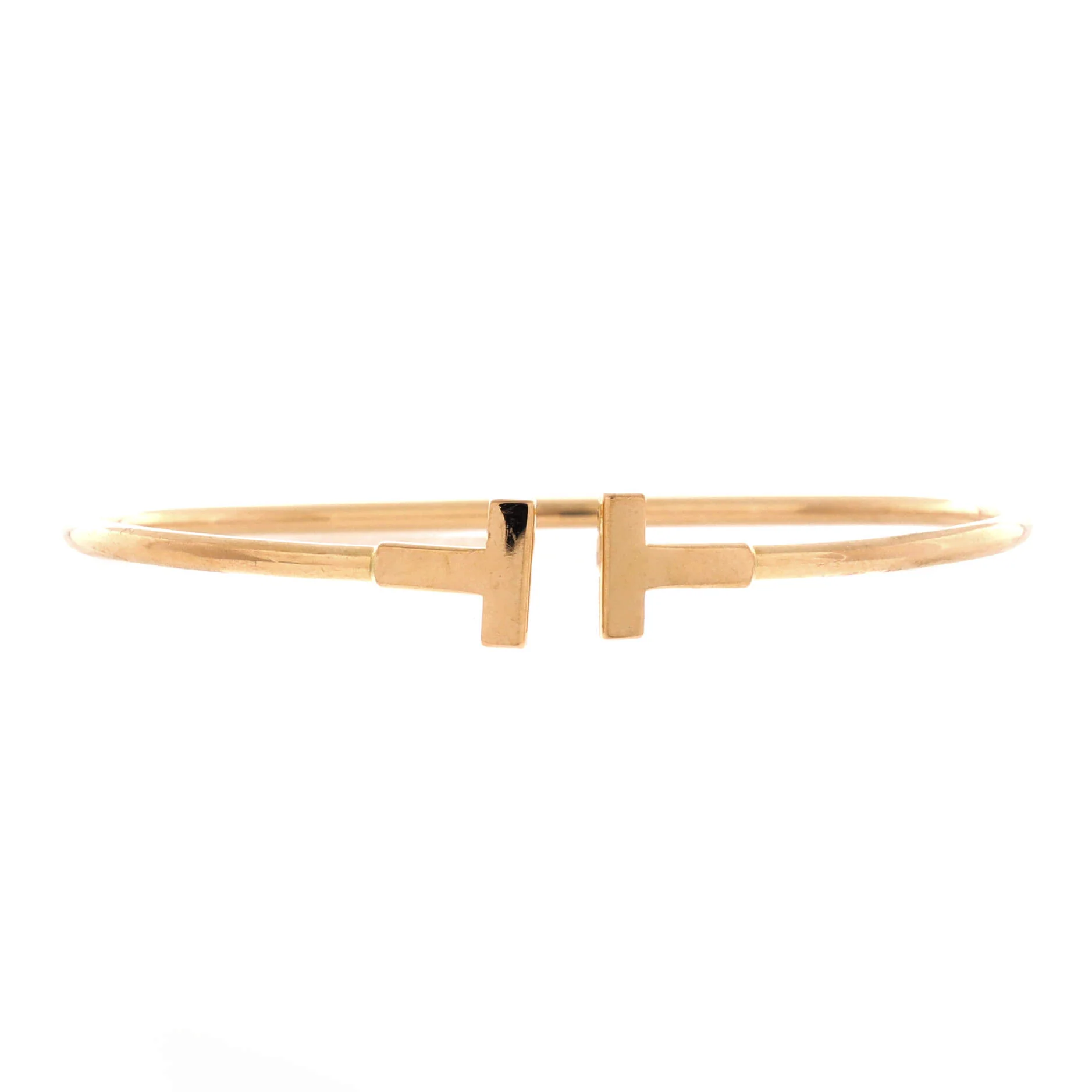 T Wire Bracelet 18K Rose Gold