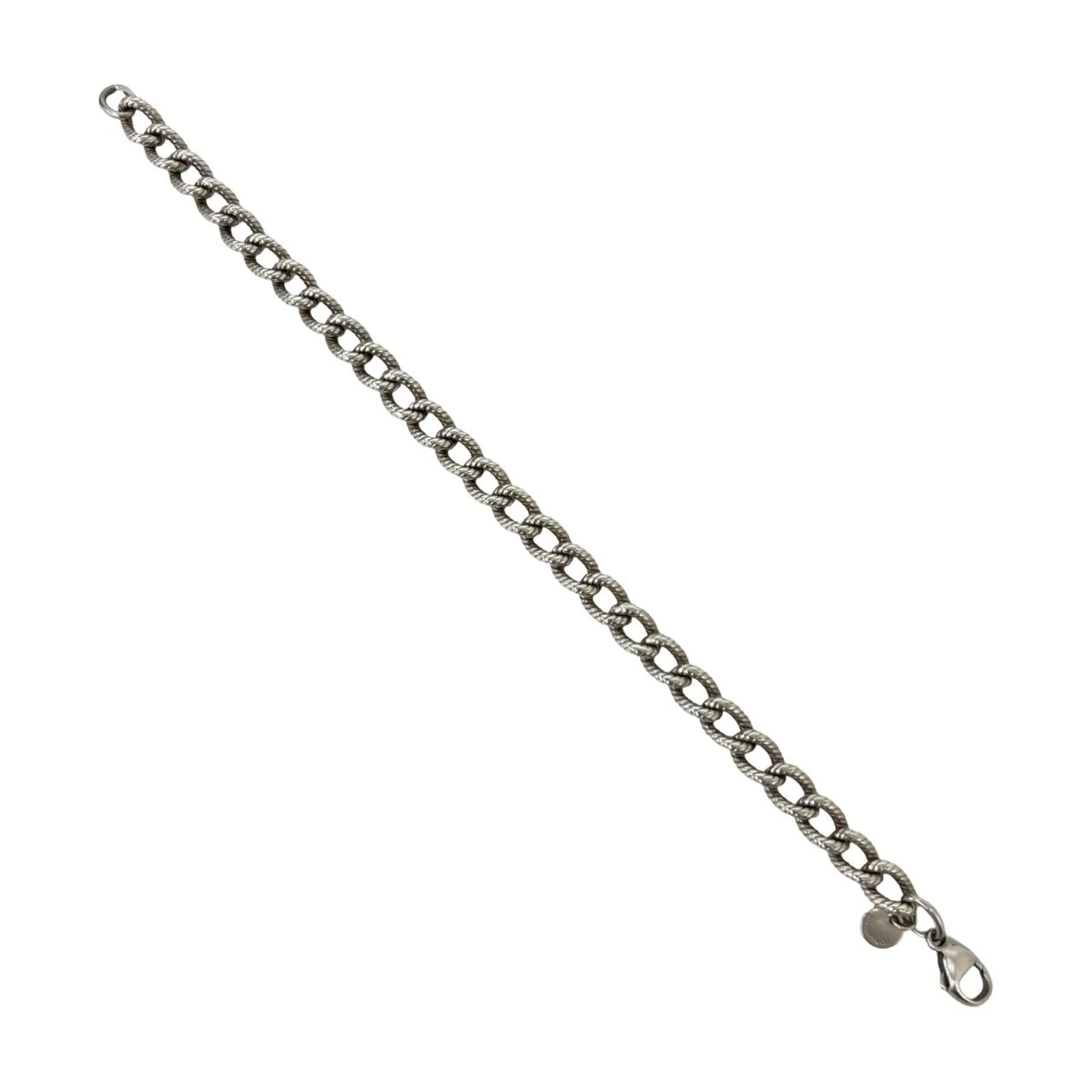 Twist Rope Bracelet Sterling Silver - Image 5