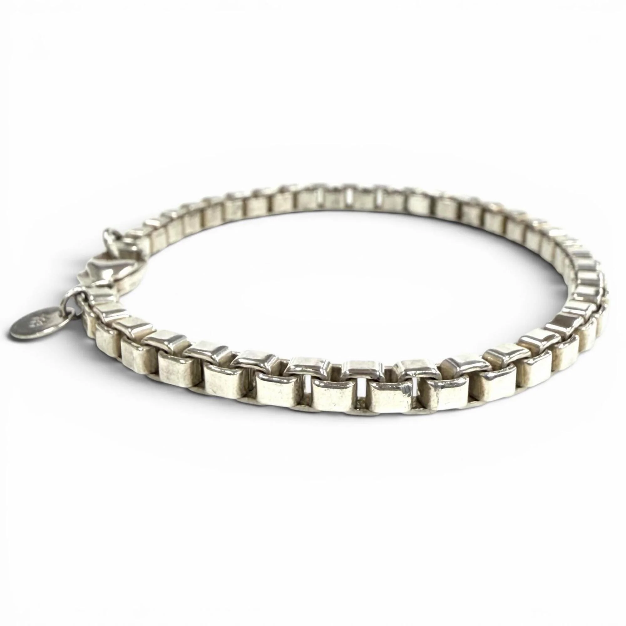 Venetian Link Bracelet Sterling Silver - Image 4