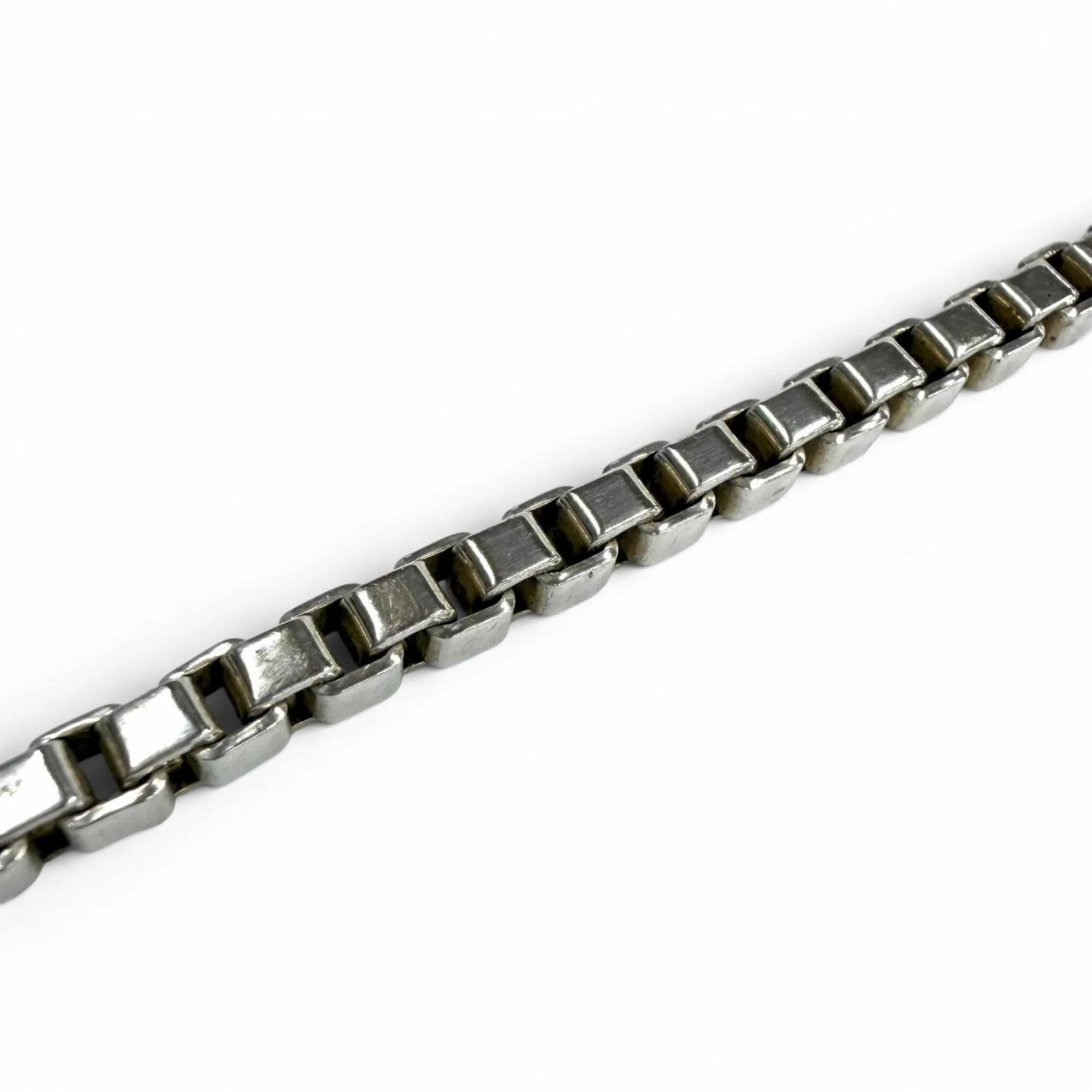 Venetian Link Bracelet Sterling Silver - Image 6
