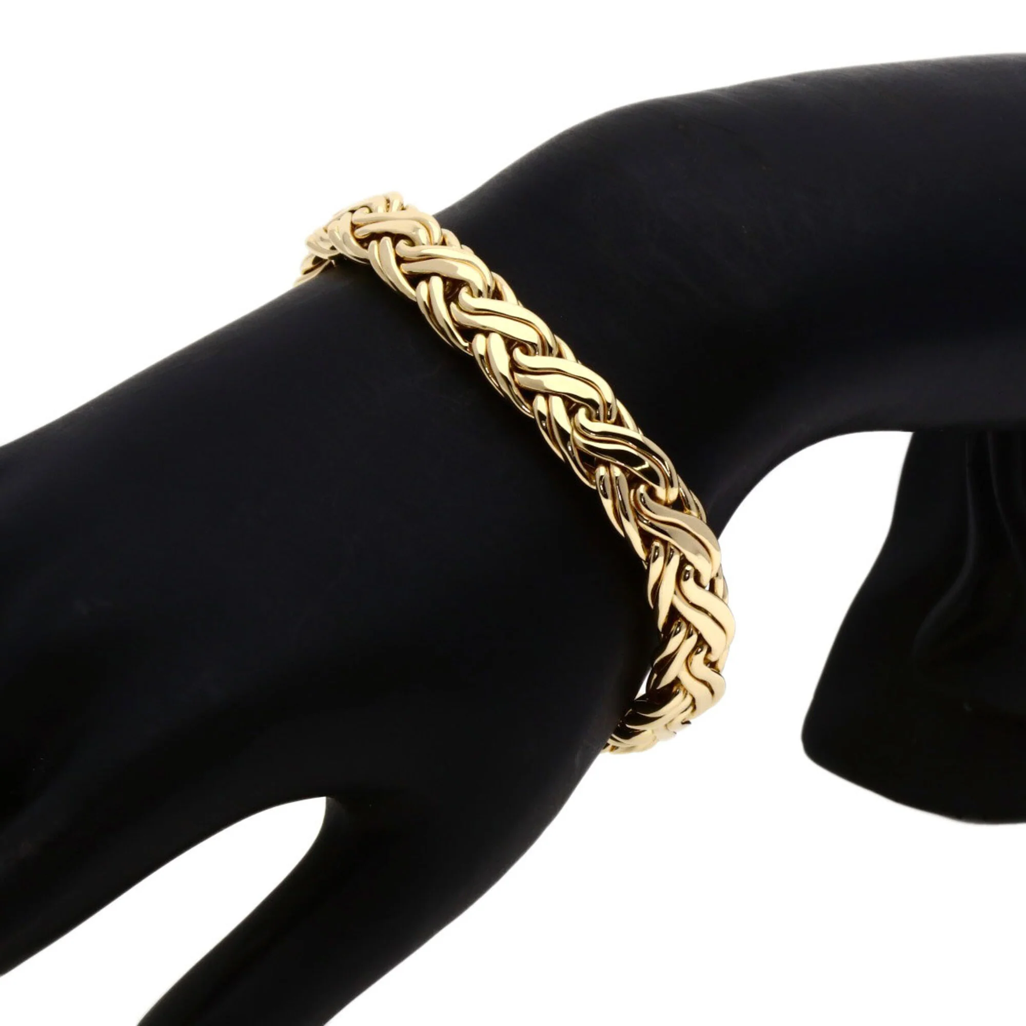 Vintage Charm Bracelet 10K Gold and Yellow Gold - Image 6