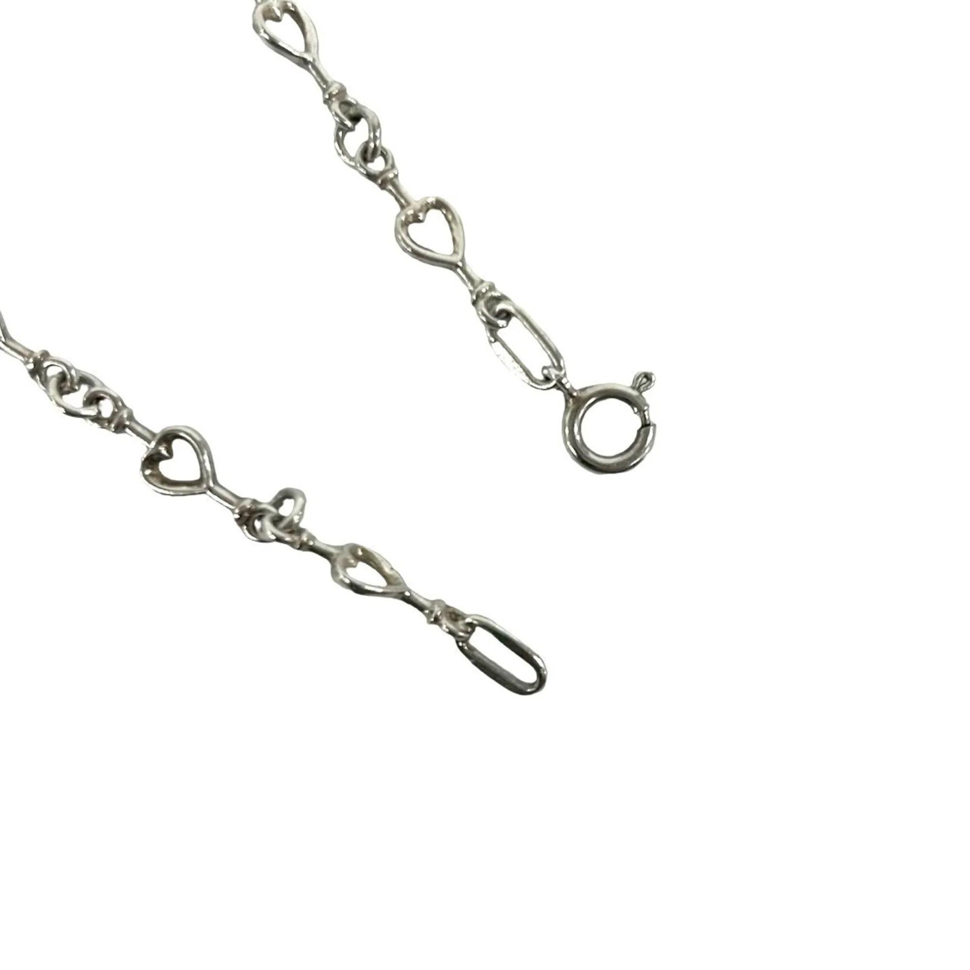 Vintage ID Heart Bracelet Sterling Silver - Image 4
