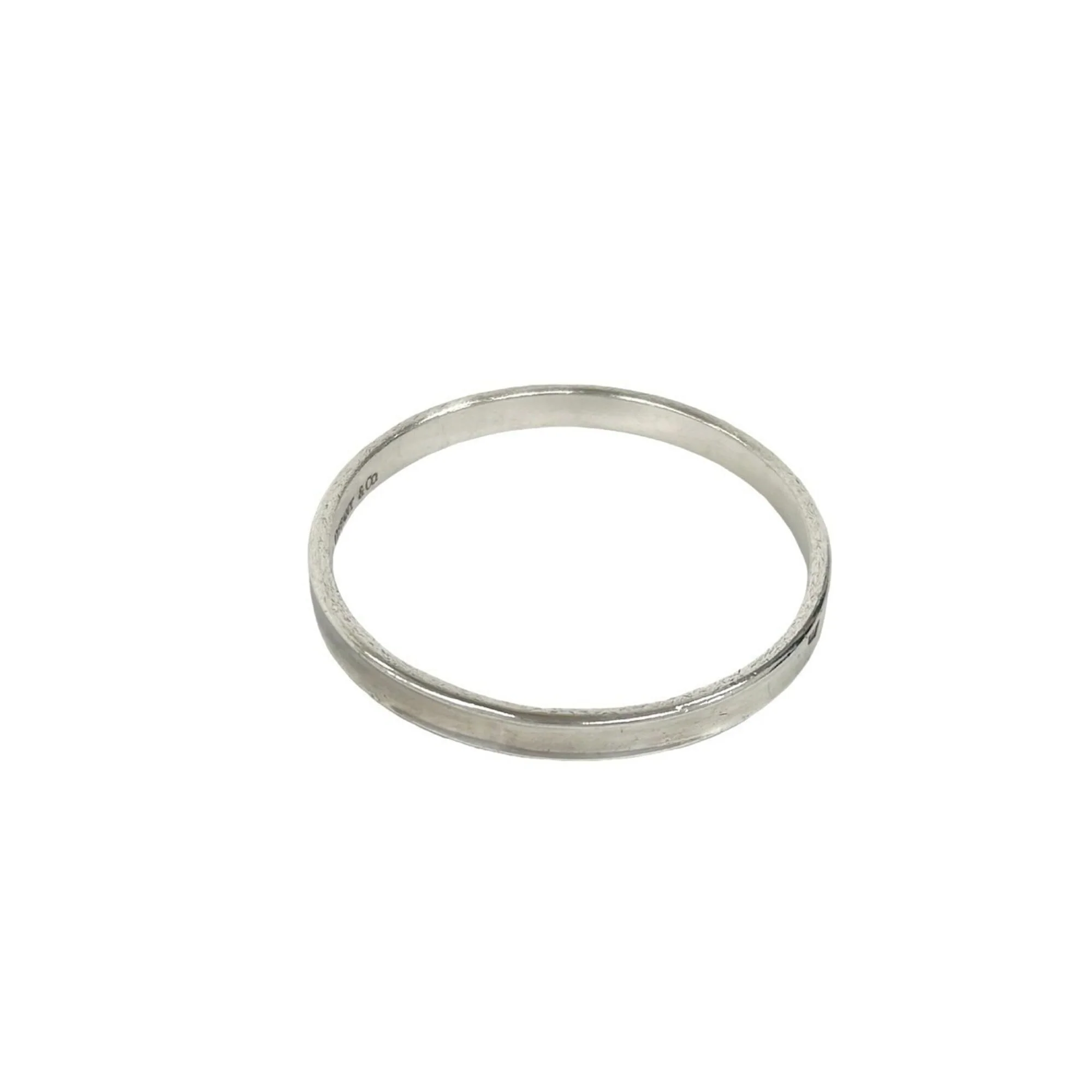 Vintage Narrow Bangle Bracelet Sterling Silver - Image 5