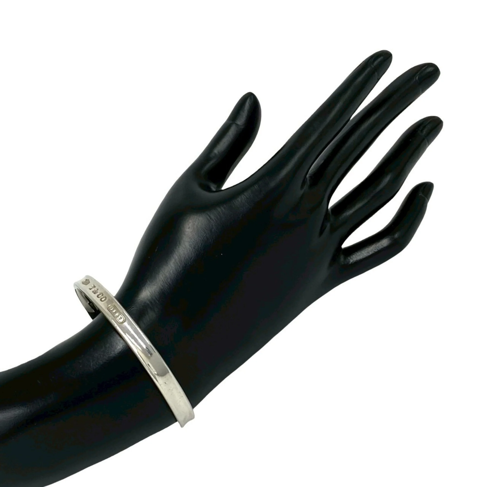 Vintage Narrow Bracelet Sterling Silver - Image 2