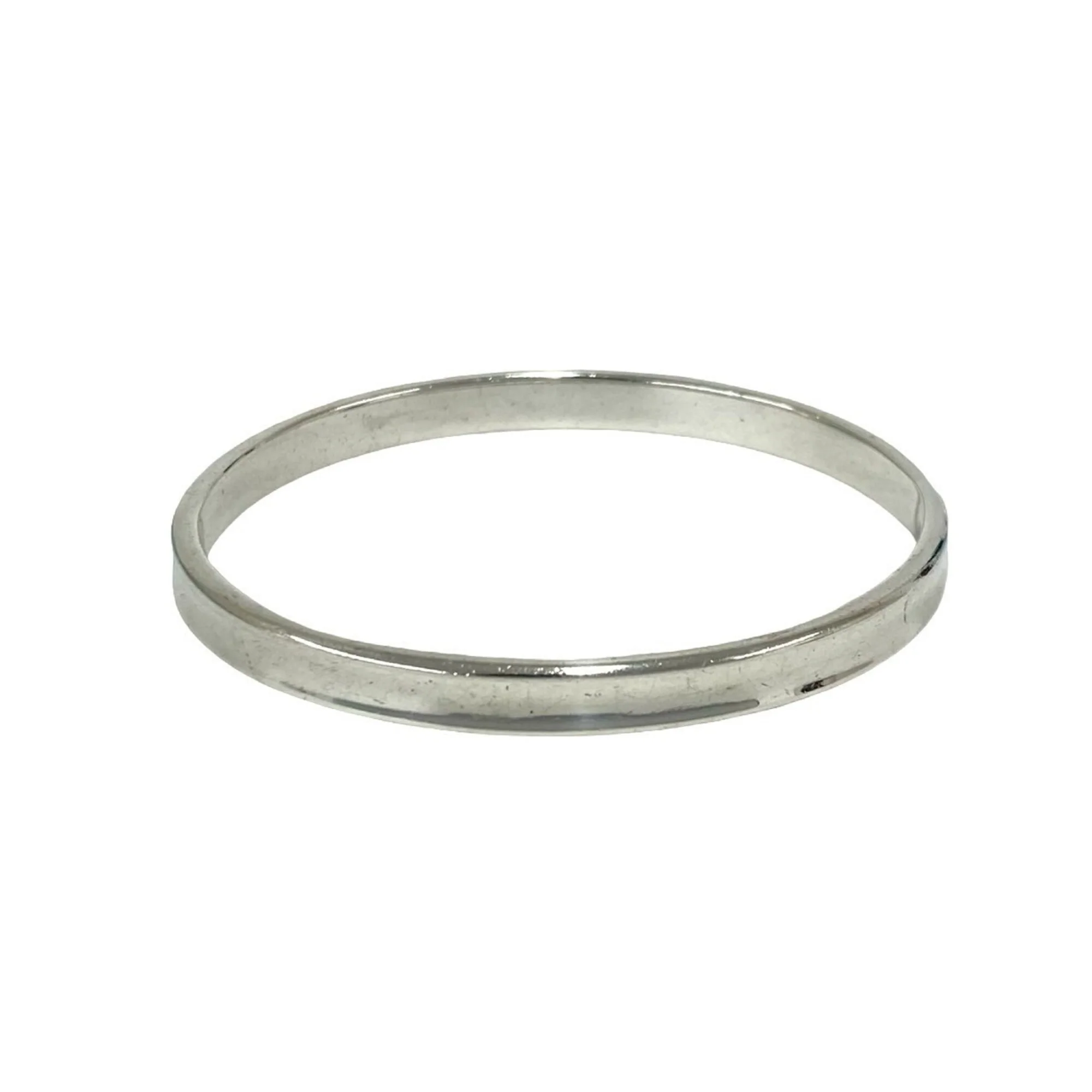 Vintage Narrow Bracelet Sterling Silver - Image 4