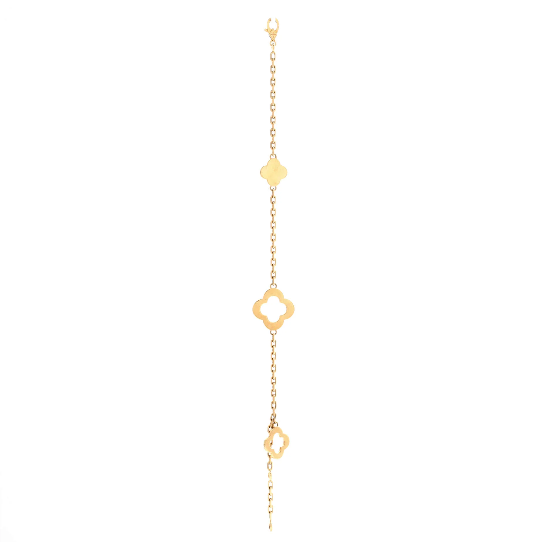 Byzantine Alhambra 3 Motifs Bracelet 18K Yellow Gold - Image 3