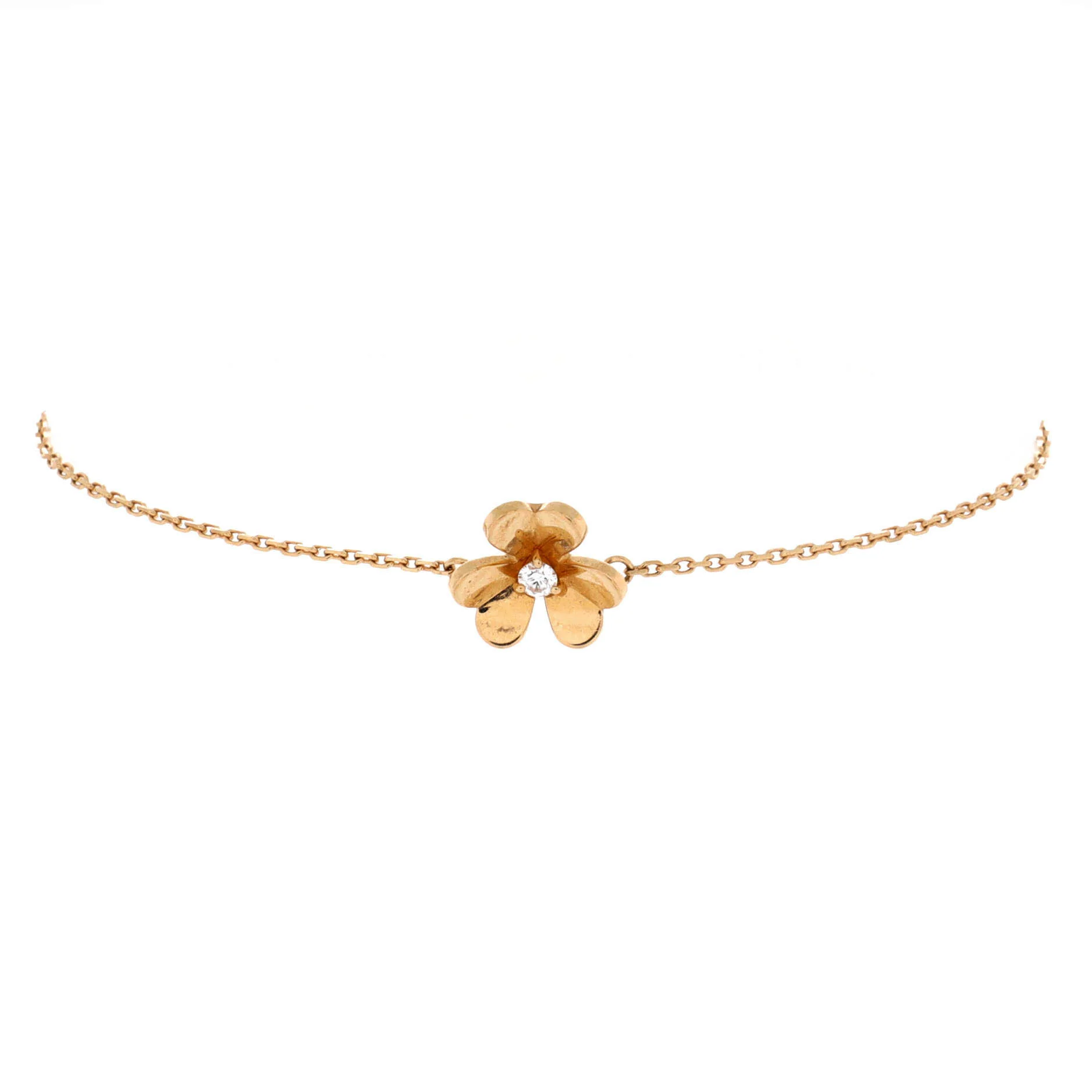 Frivole Bracelet 18K Yellow Gold with Diamond Mini