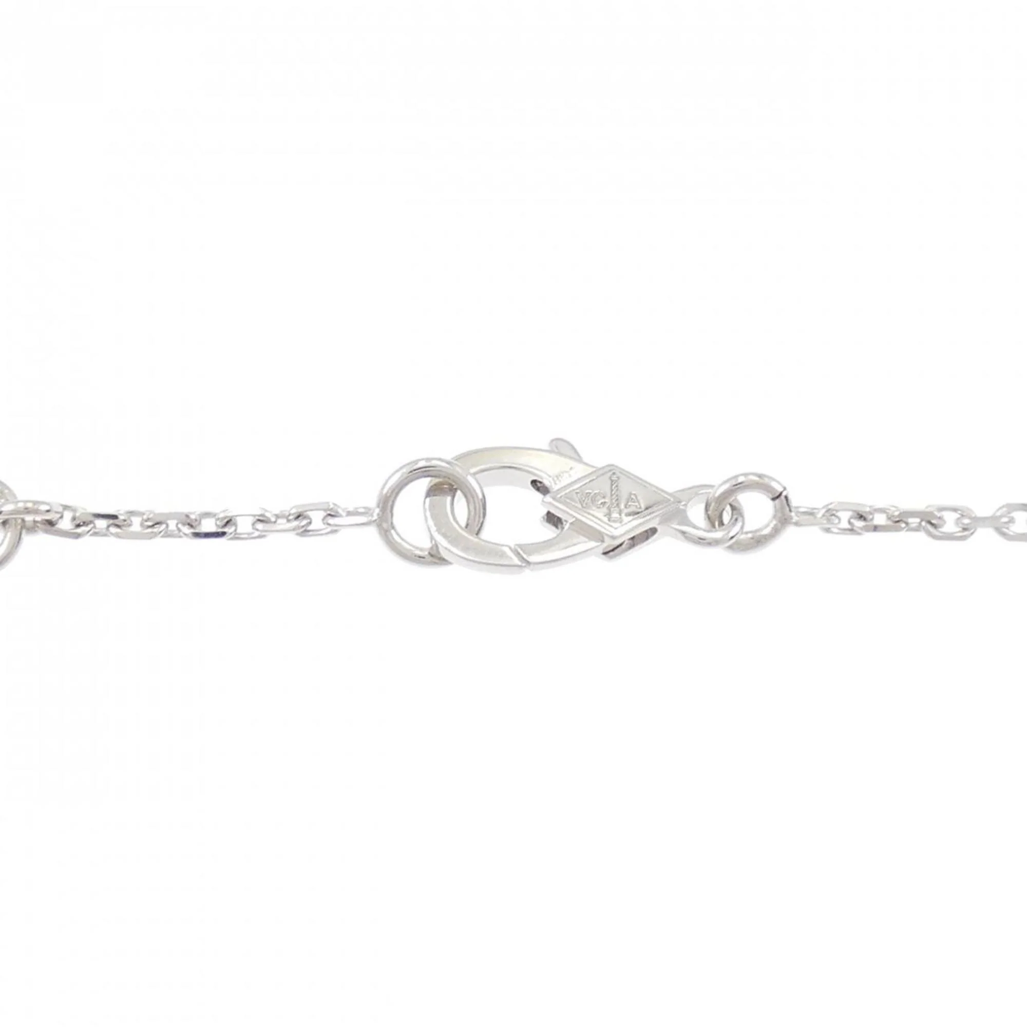 Lotus Bracelet 18K White Gold with Diamond Mini - Image 4