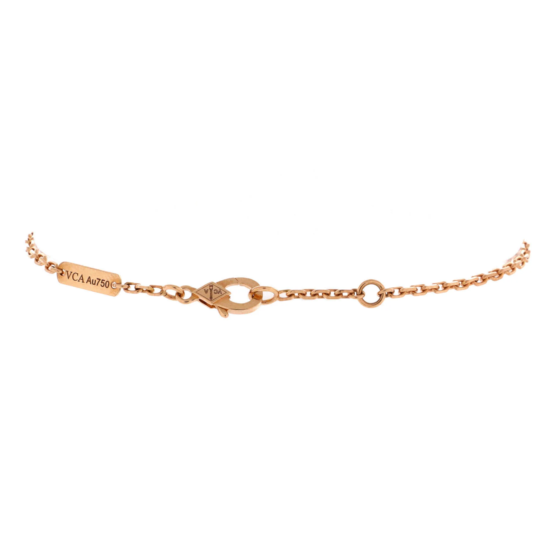 Lucky Spring Plum Blossom Bracelet 18K Rose Gold and Mother of Pearl - Image 3