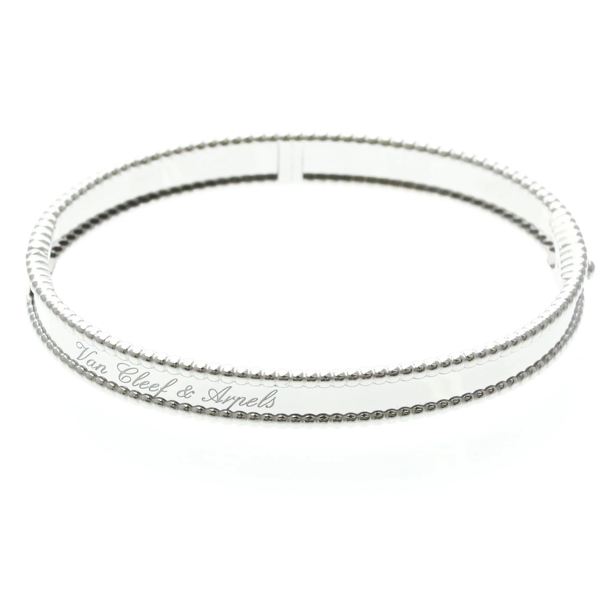 Perle Signature Bracelet 18K White Gold - Image 3