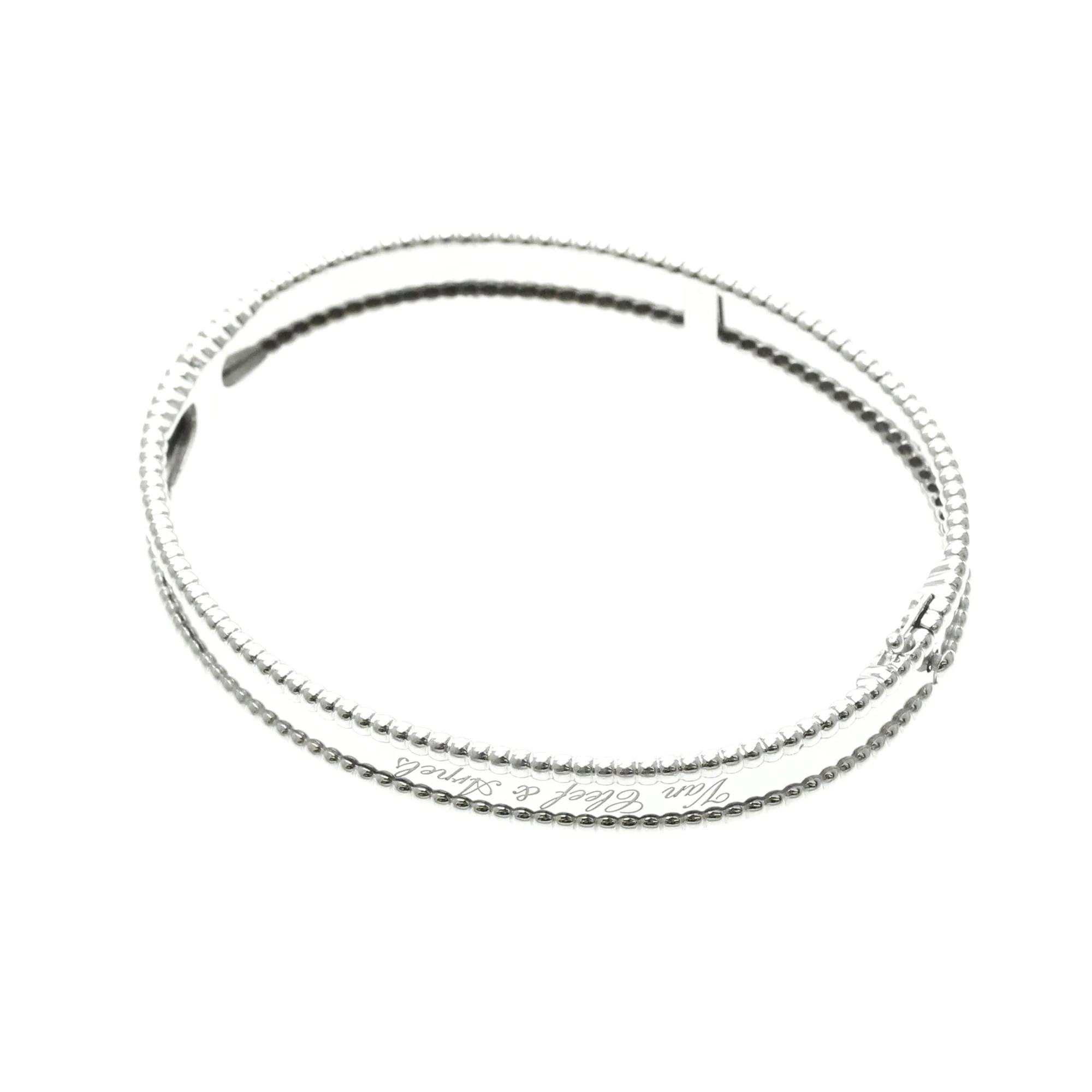 Perle Signature Bracelet 18K White Gold - Image 5