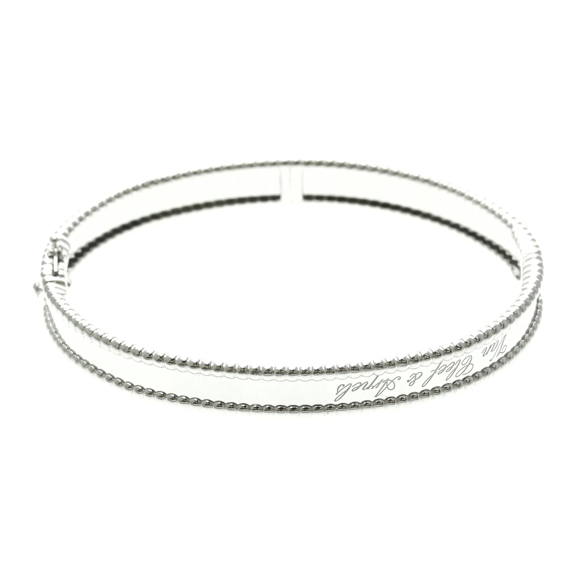 Perle Signature Bracelet 18K White Gold - Image 7