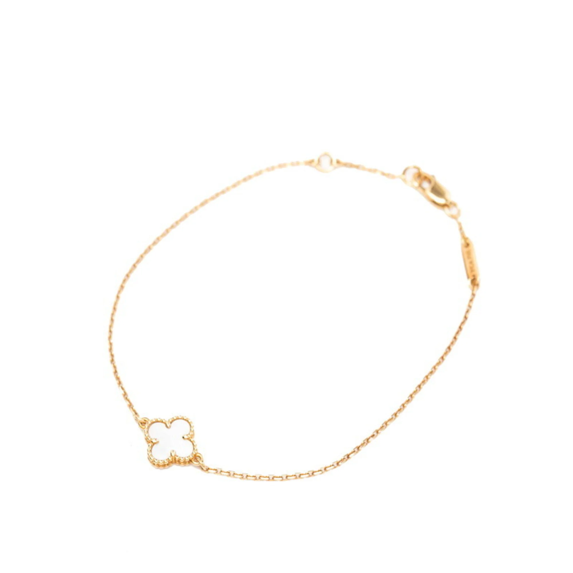 Sweet Alhambra Bracelet 18K Rose Gold and Mother of Pearl